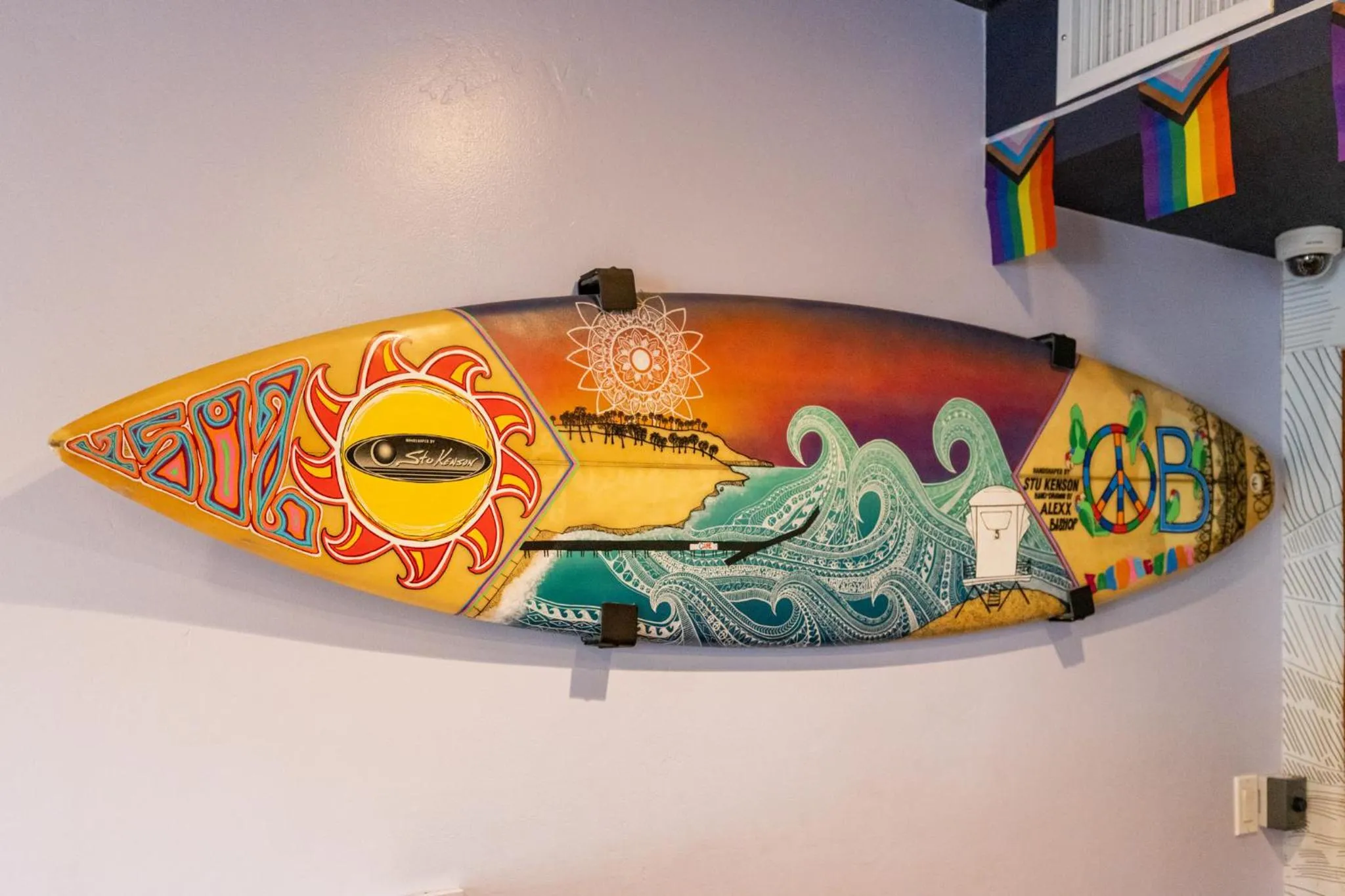 Decorative detail in Samesun Ocean Beach Hotel & Hostel