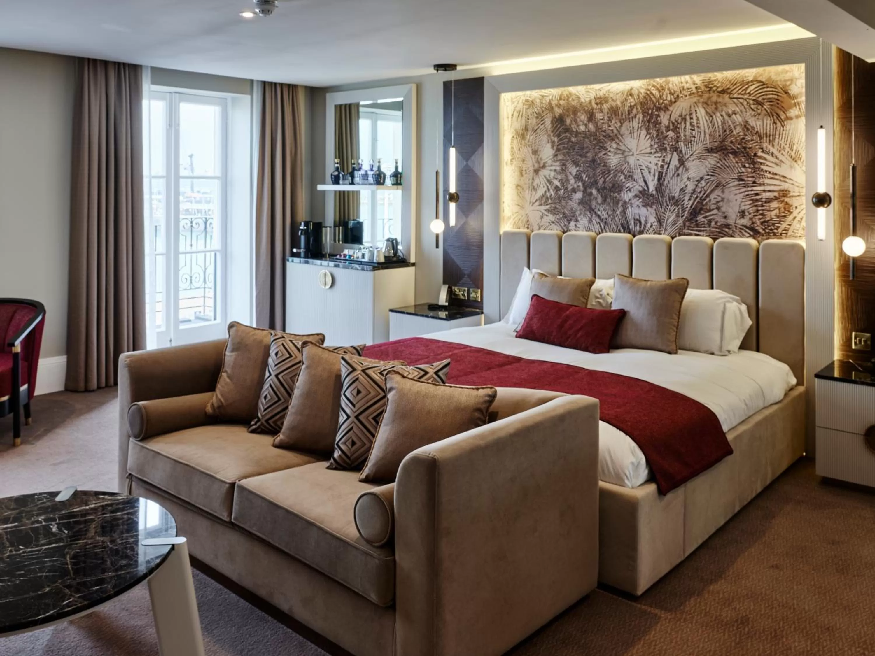 Bed in Dover Marina Hotel & Spa, Tapestry Collection by Hilton