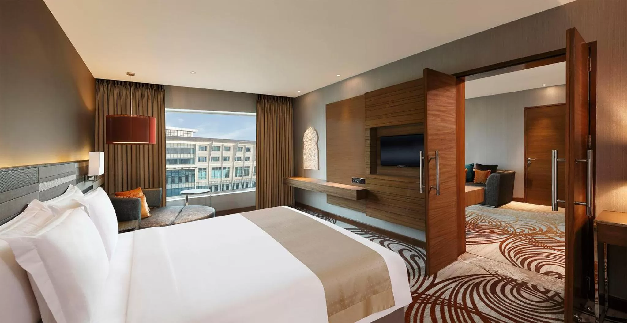 Photo of the whole room, Bed in Holiday Inn Jaipur City Centre by IHG