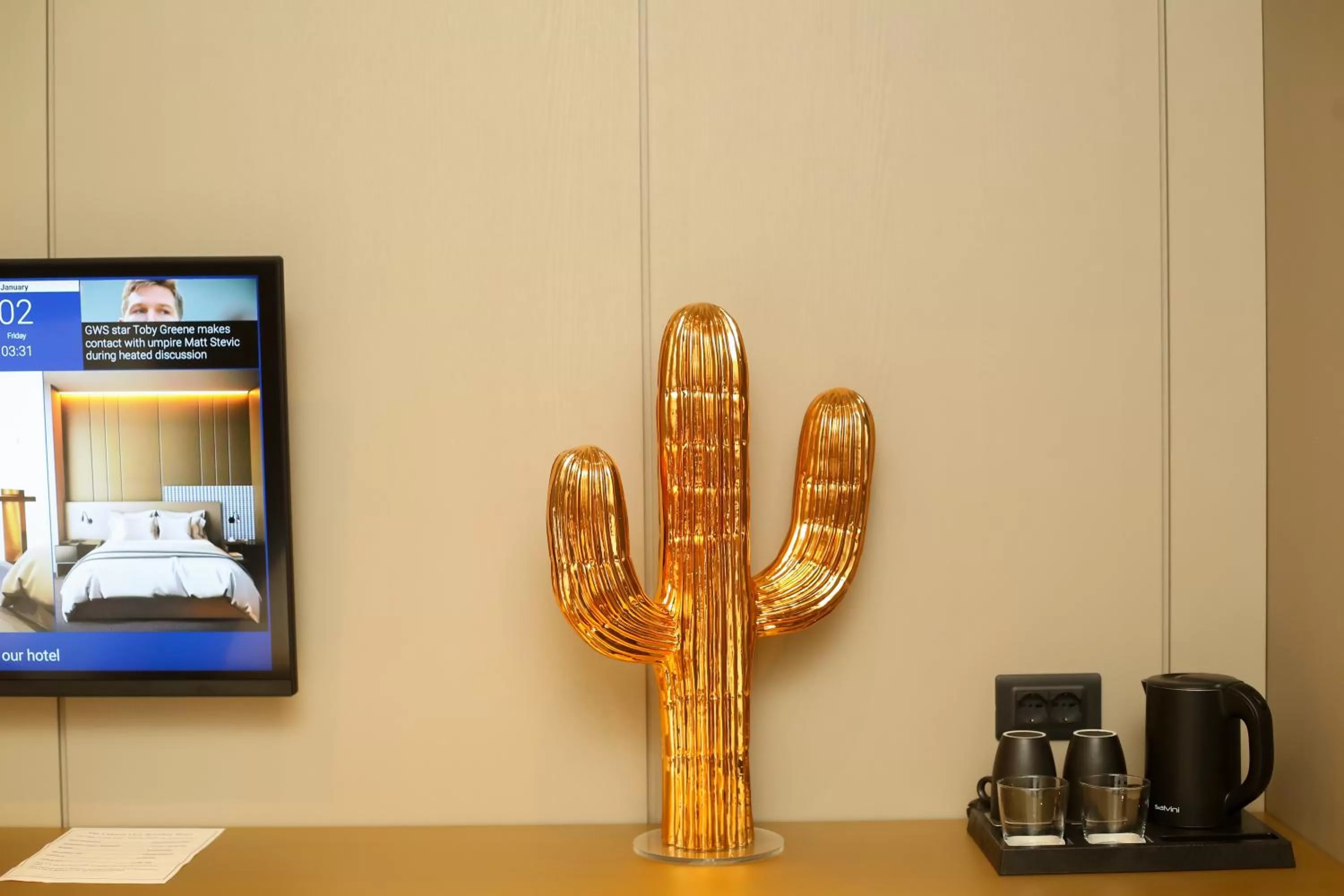 TV and multimedia in The Central View Boutique Hotel