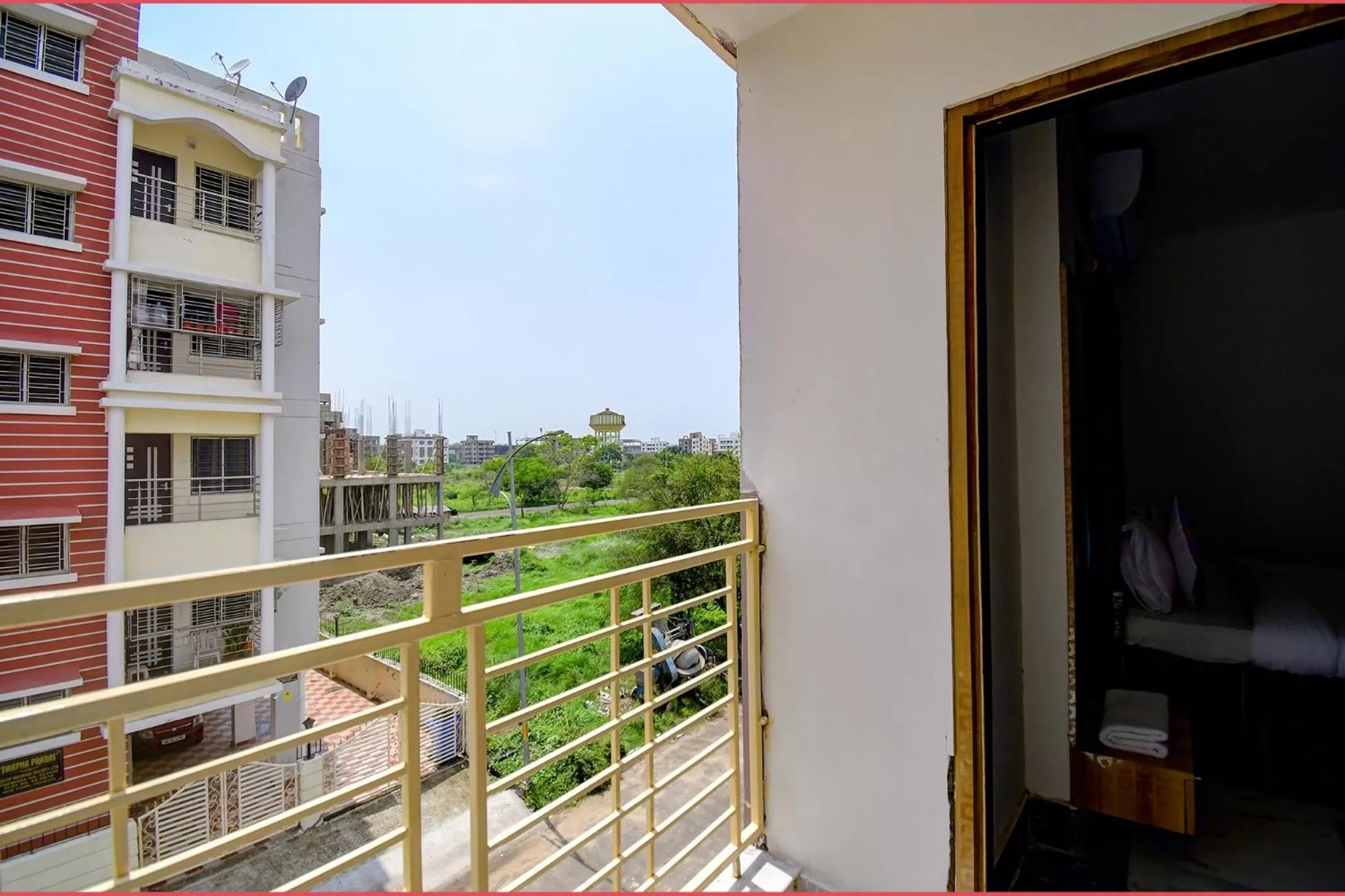Balcony/Terrace in FabExpress Amar Raj Villa - Nr Eco Park