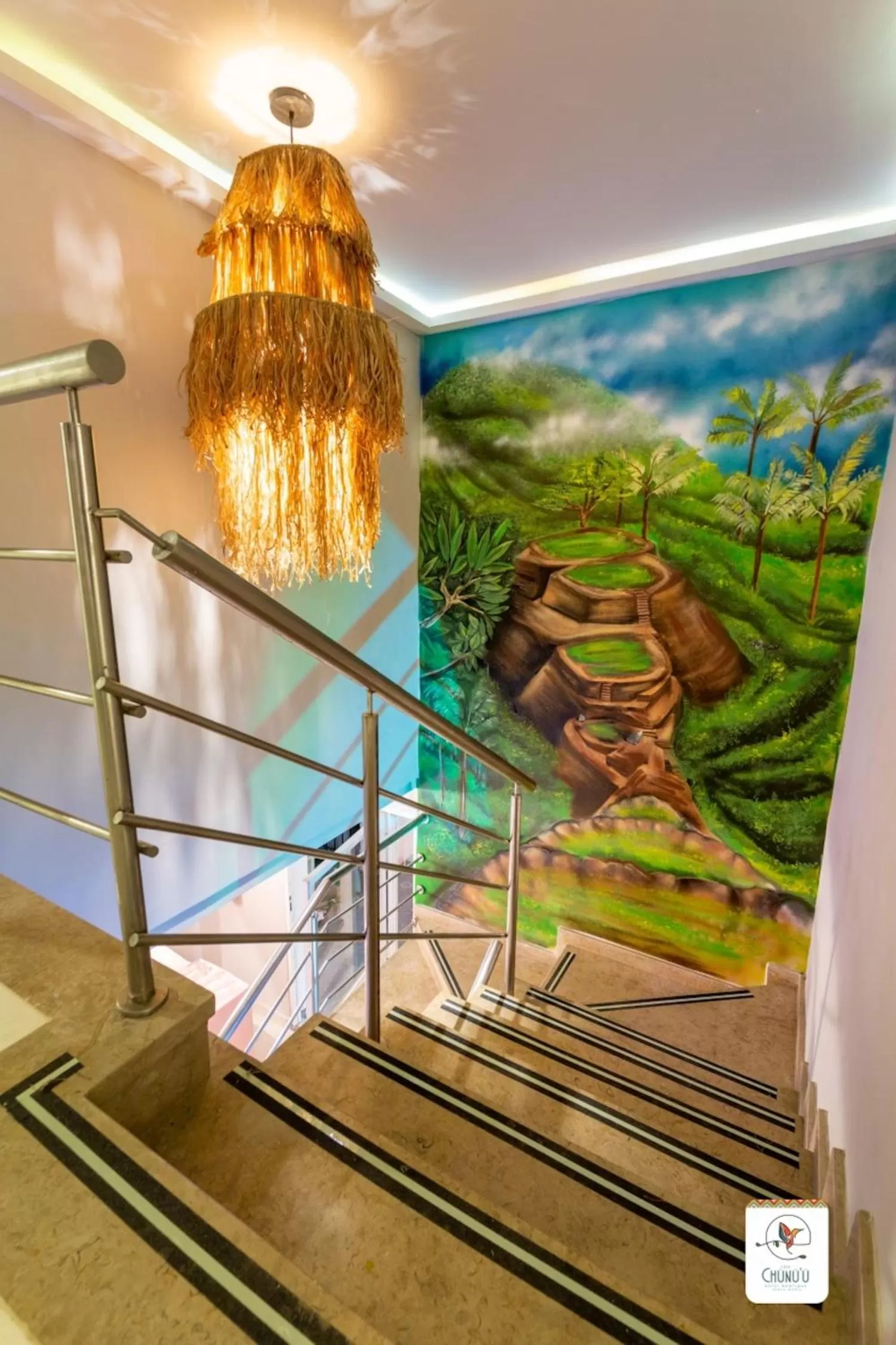Decorative detail, Pool View in Hotel Boutique CASA CHUNUU Santa Marta