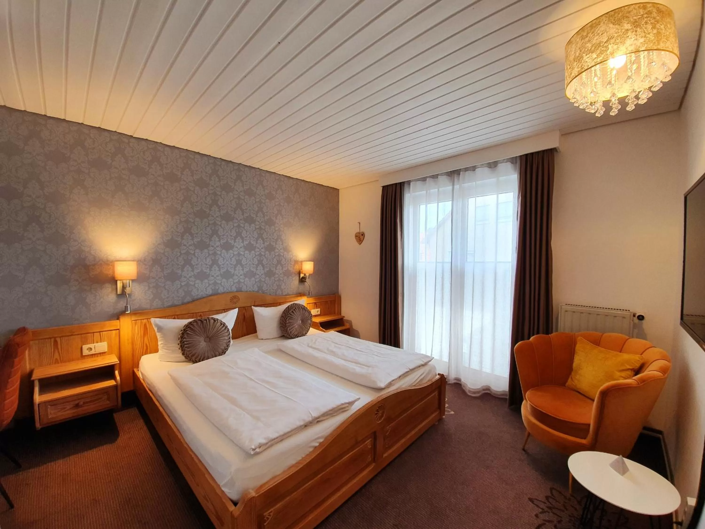 Bed in Hotel in den Herrnwiesen