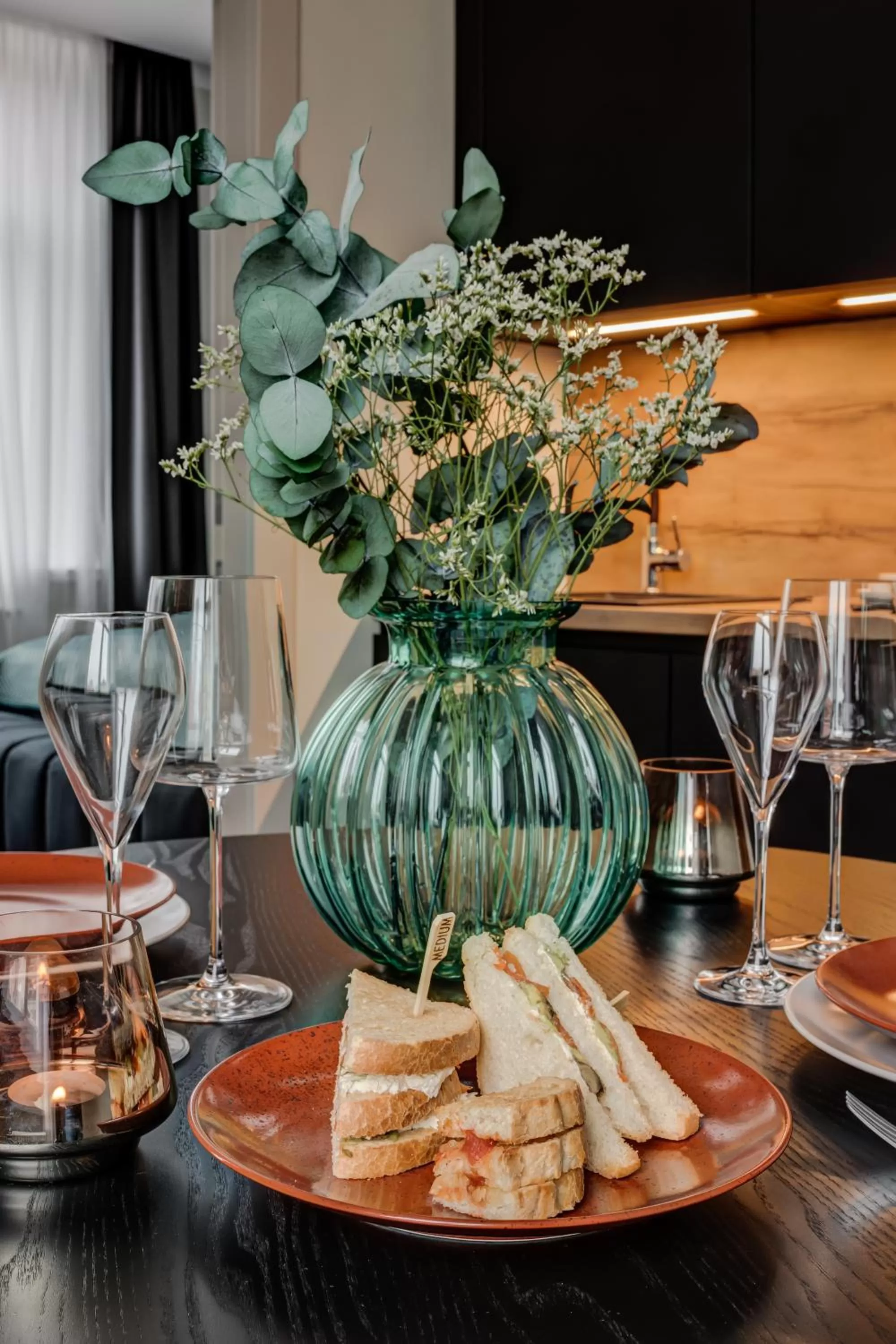 Food close-up in Hotel Central Park