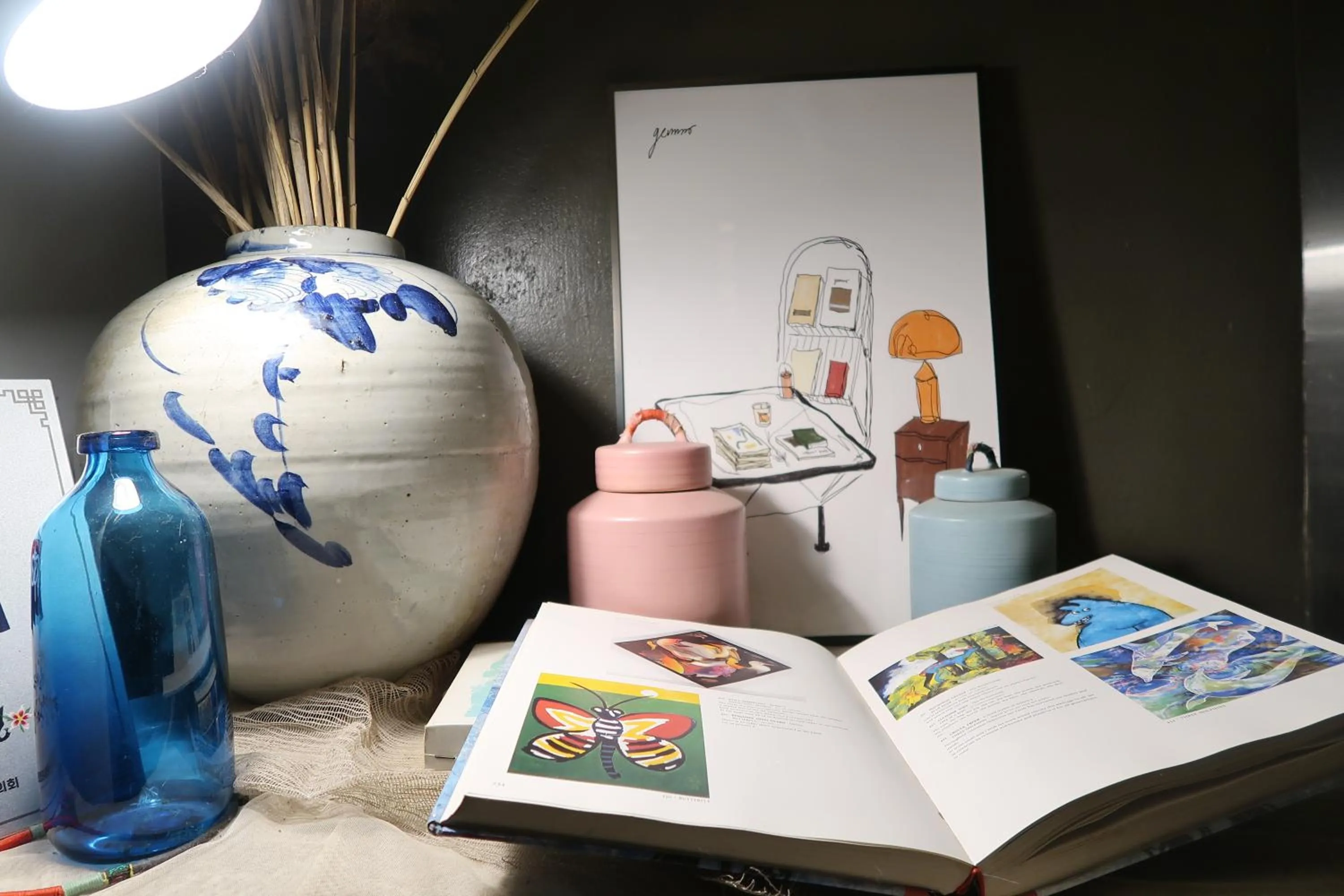 Decorative detail in Andong Poong-gyung HOSTEL n LIBRARY