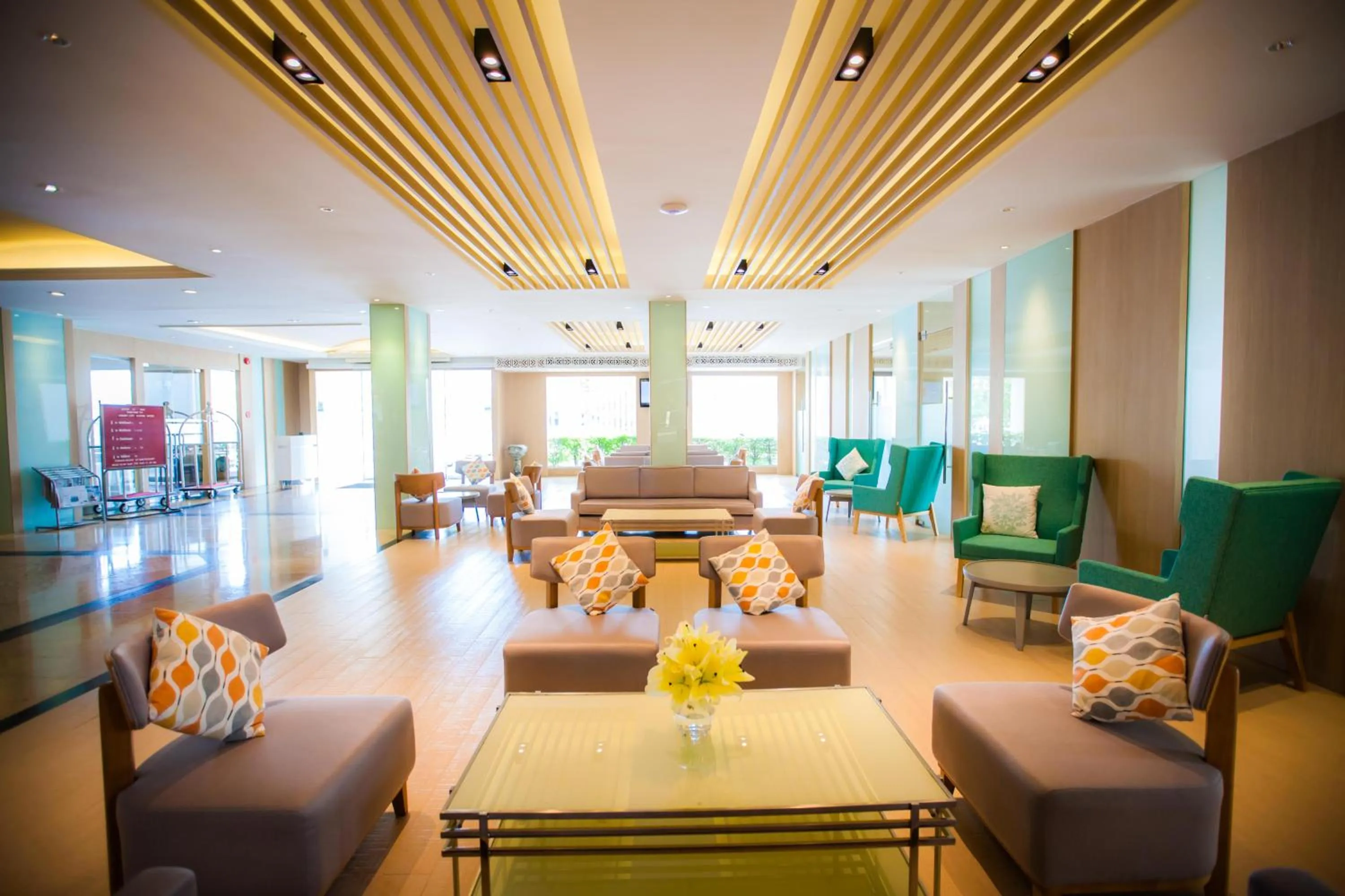 Property building in Golden City Rayong Hotel