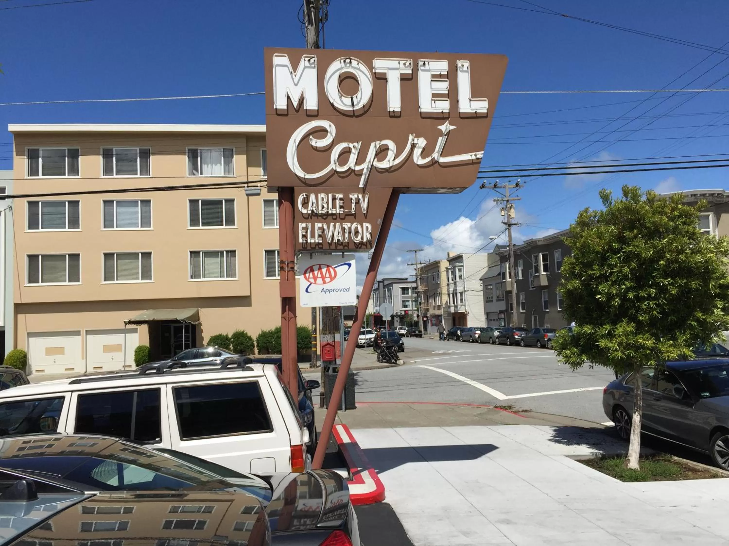Property logo or sign in Motel Capri