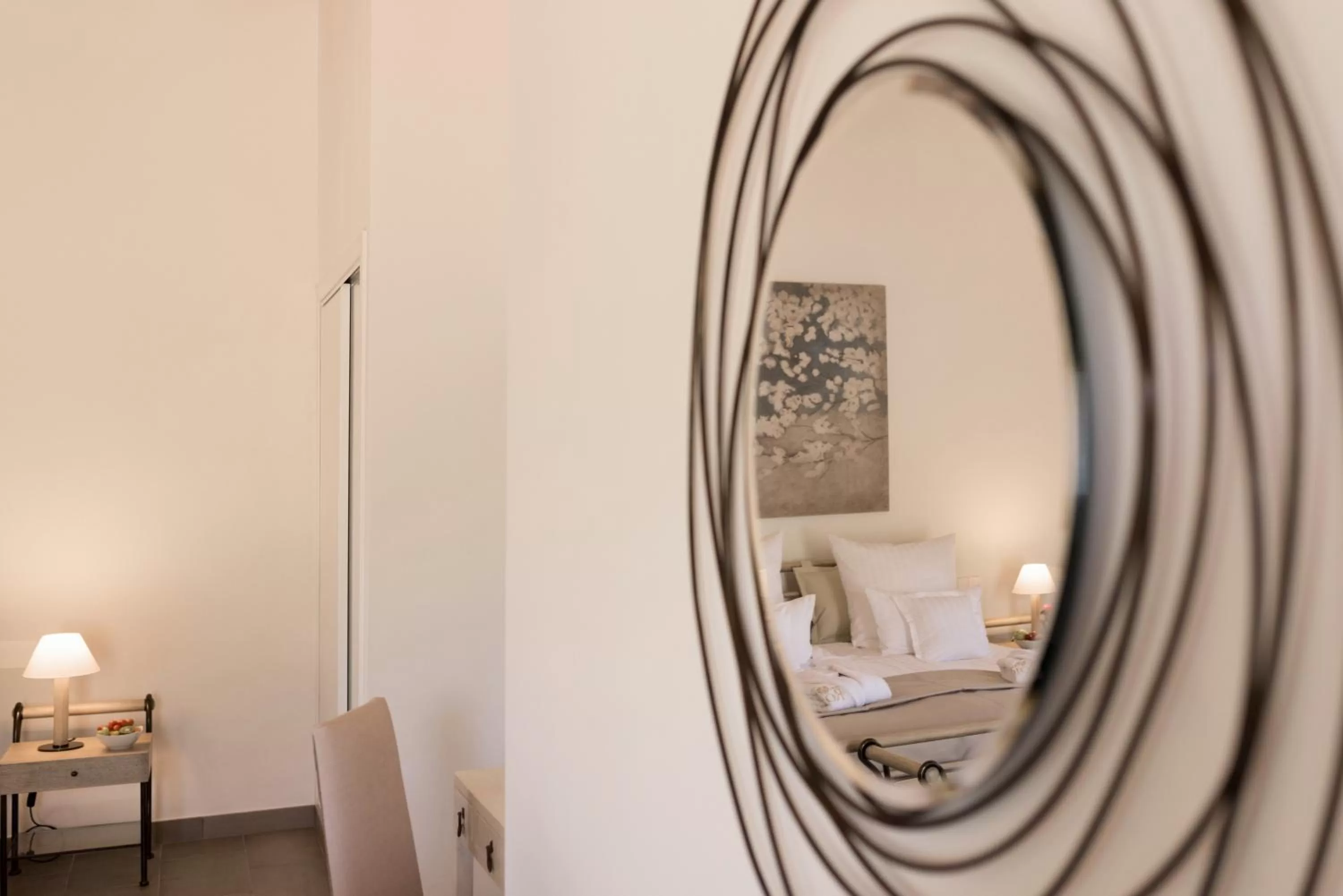 Decorative detail, Bed in Casa Font i Roig