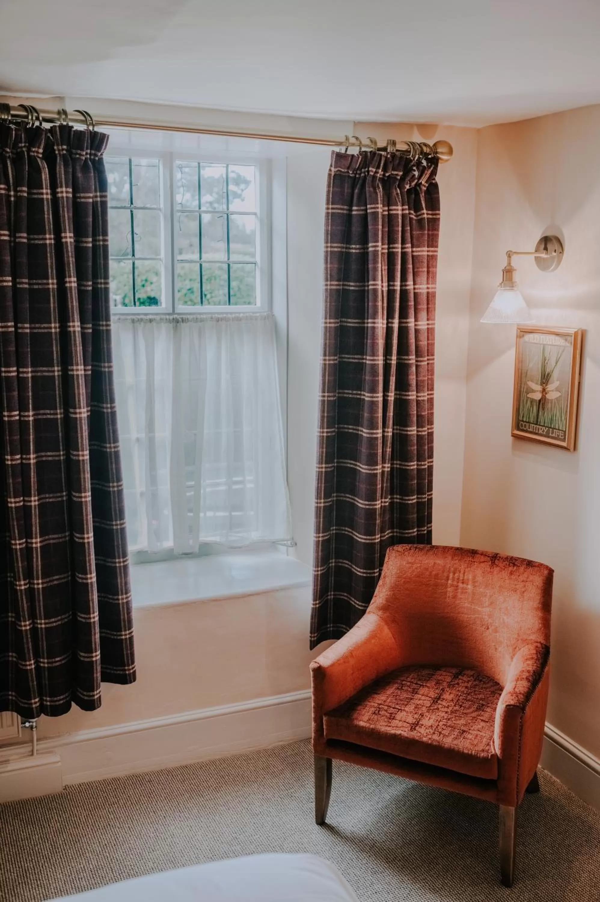 Seating area in The Falkland Arms