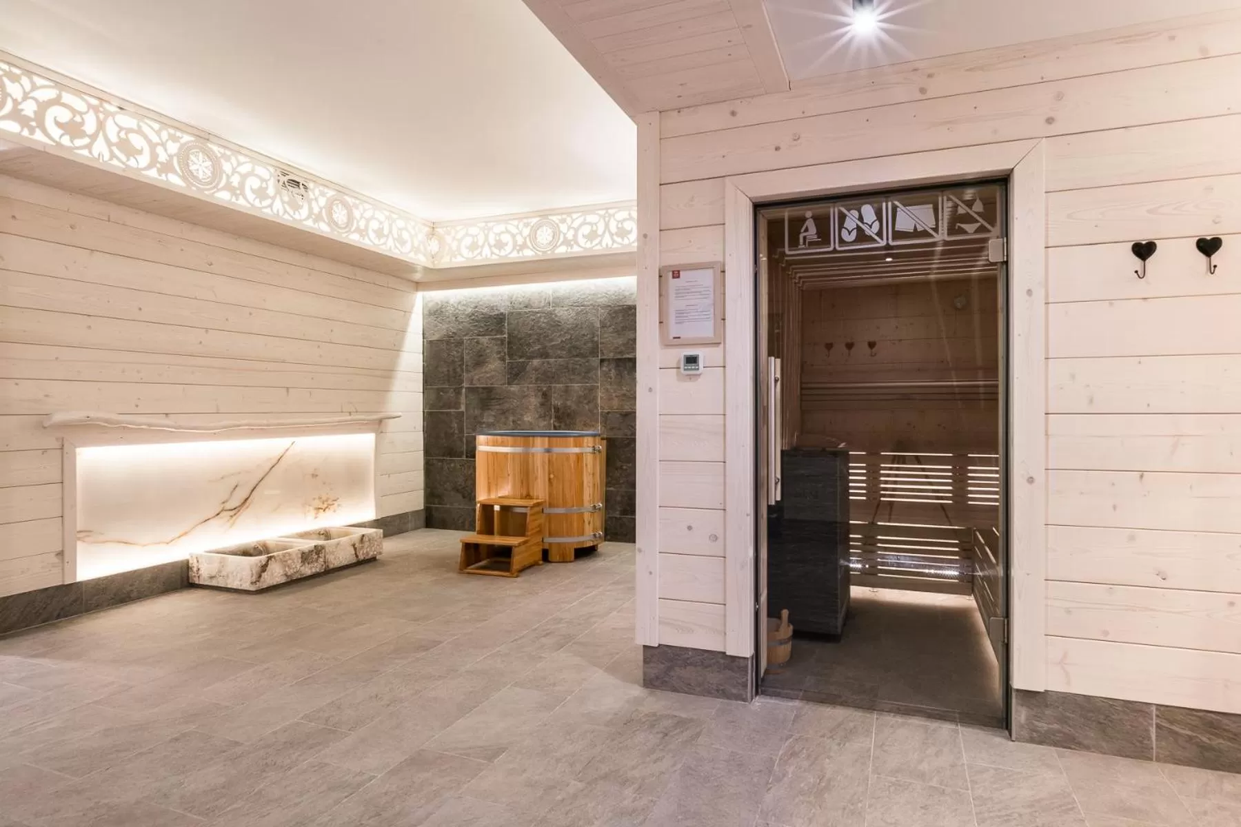 Sauna in Aries Hotel & SPA Wisła
