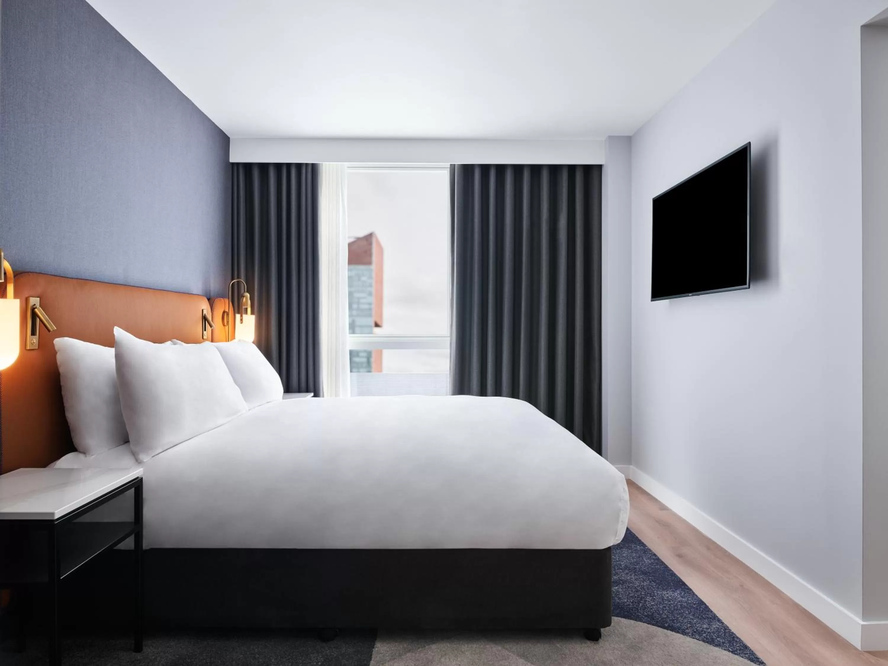 Bed in Hyatt Regency London Stratford