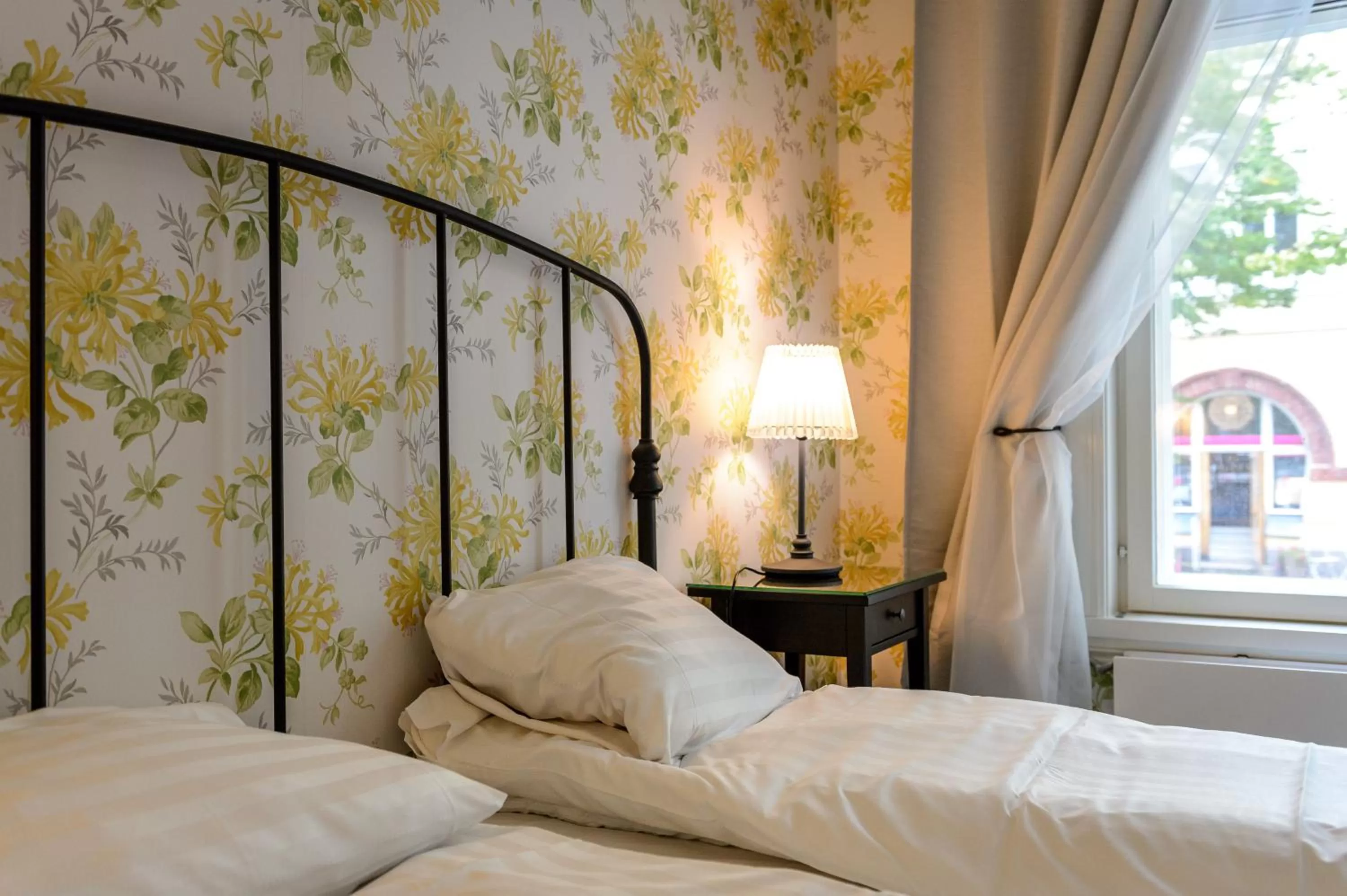 Decorative detail, Bed in Hotel Bulevard