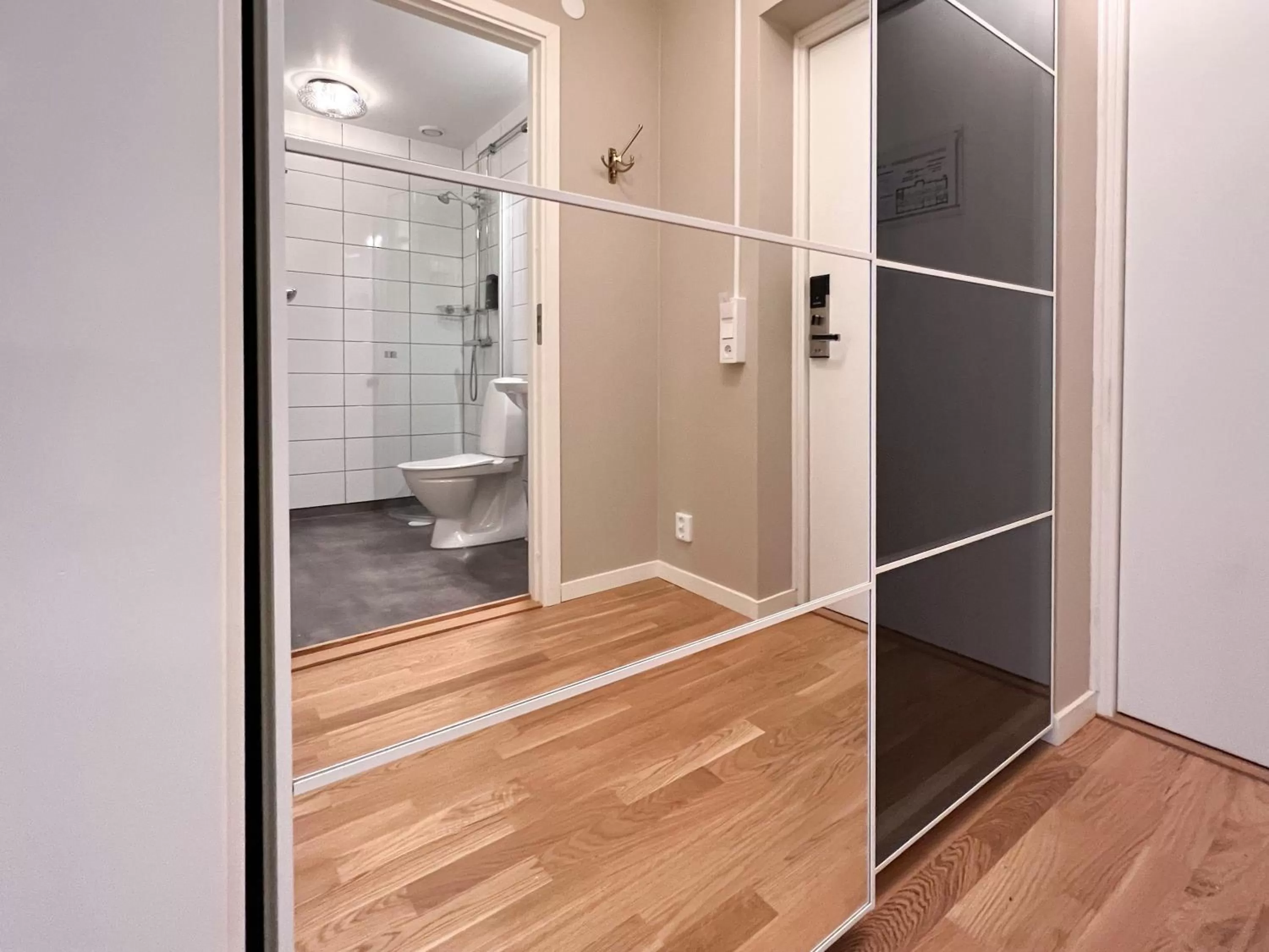 Shower in Stadshotellet Kristinehamn