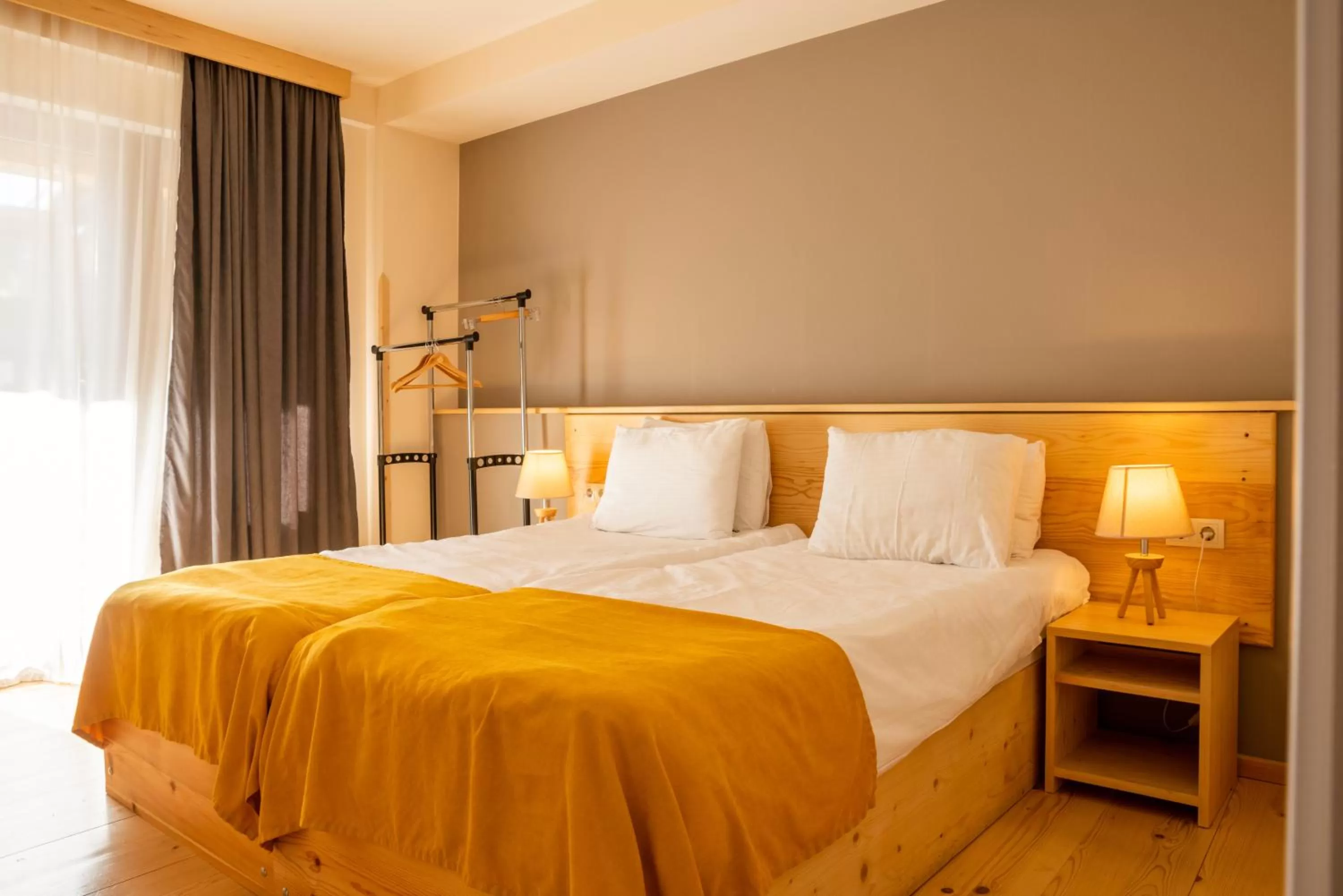 Bed in Hotel Old House Mestia