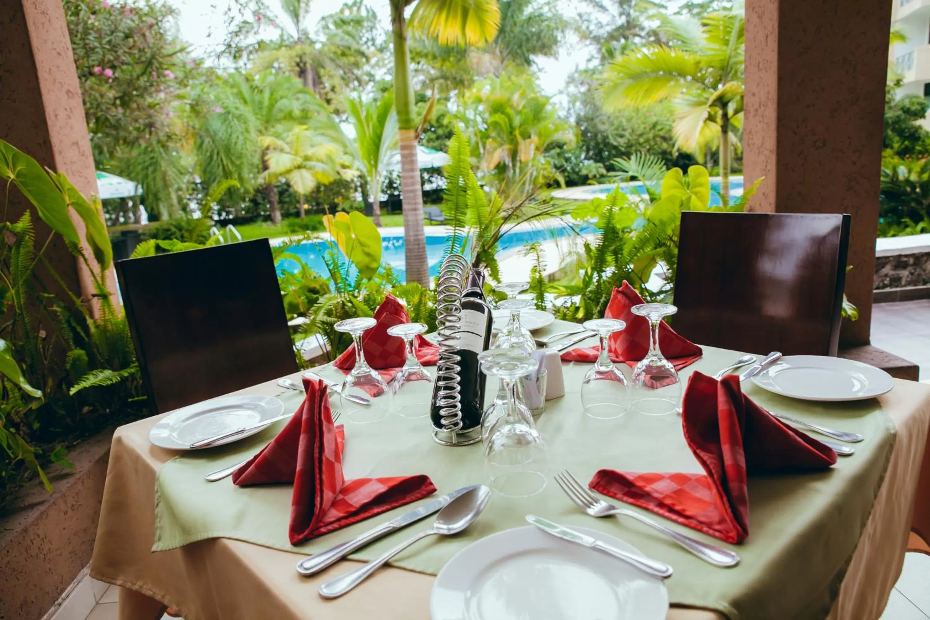 Restaurant/places to eat in Gorillas Lake Kivu Hotel