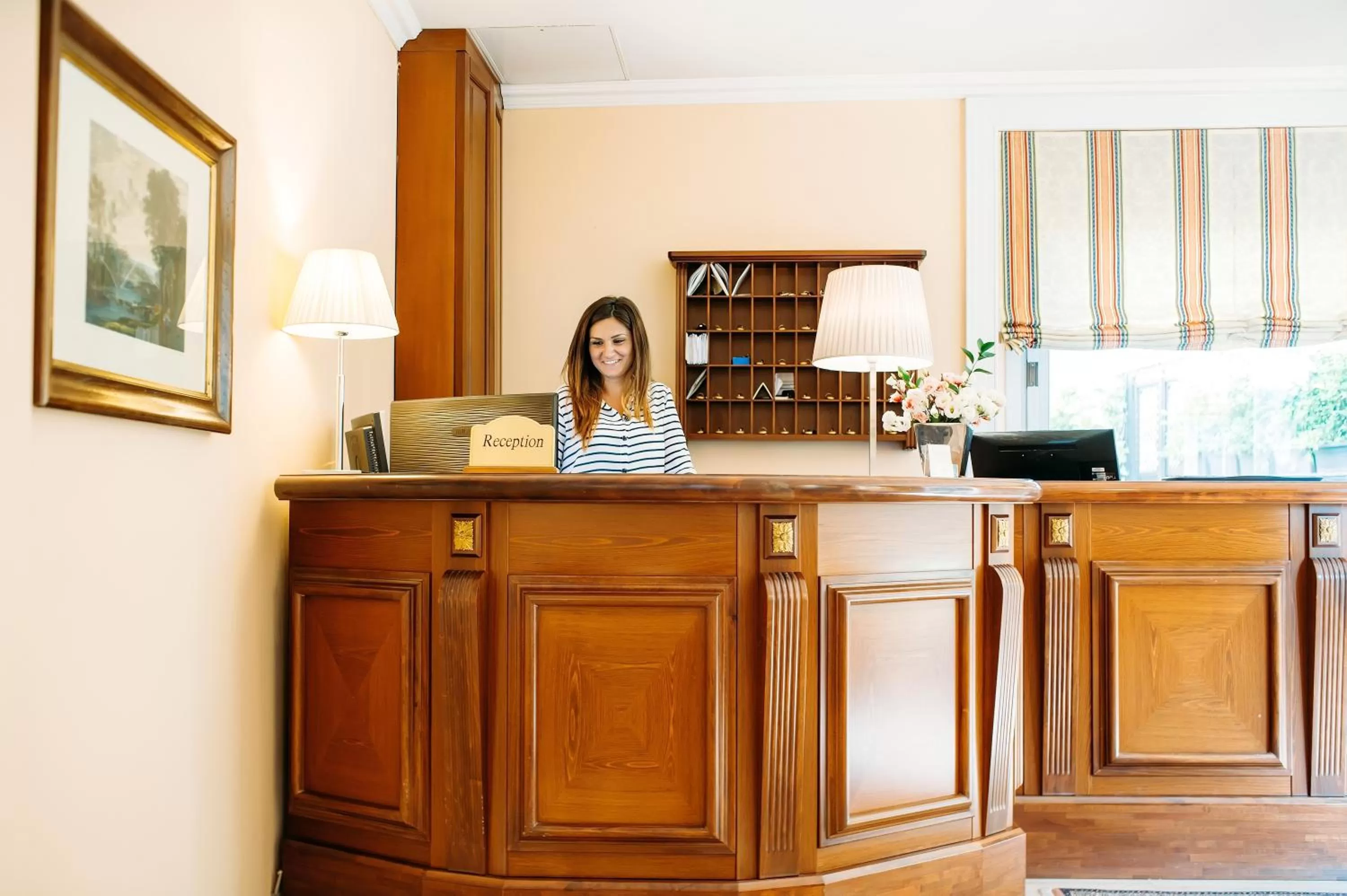 Lobby or reception in Hotel Villa Traiano