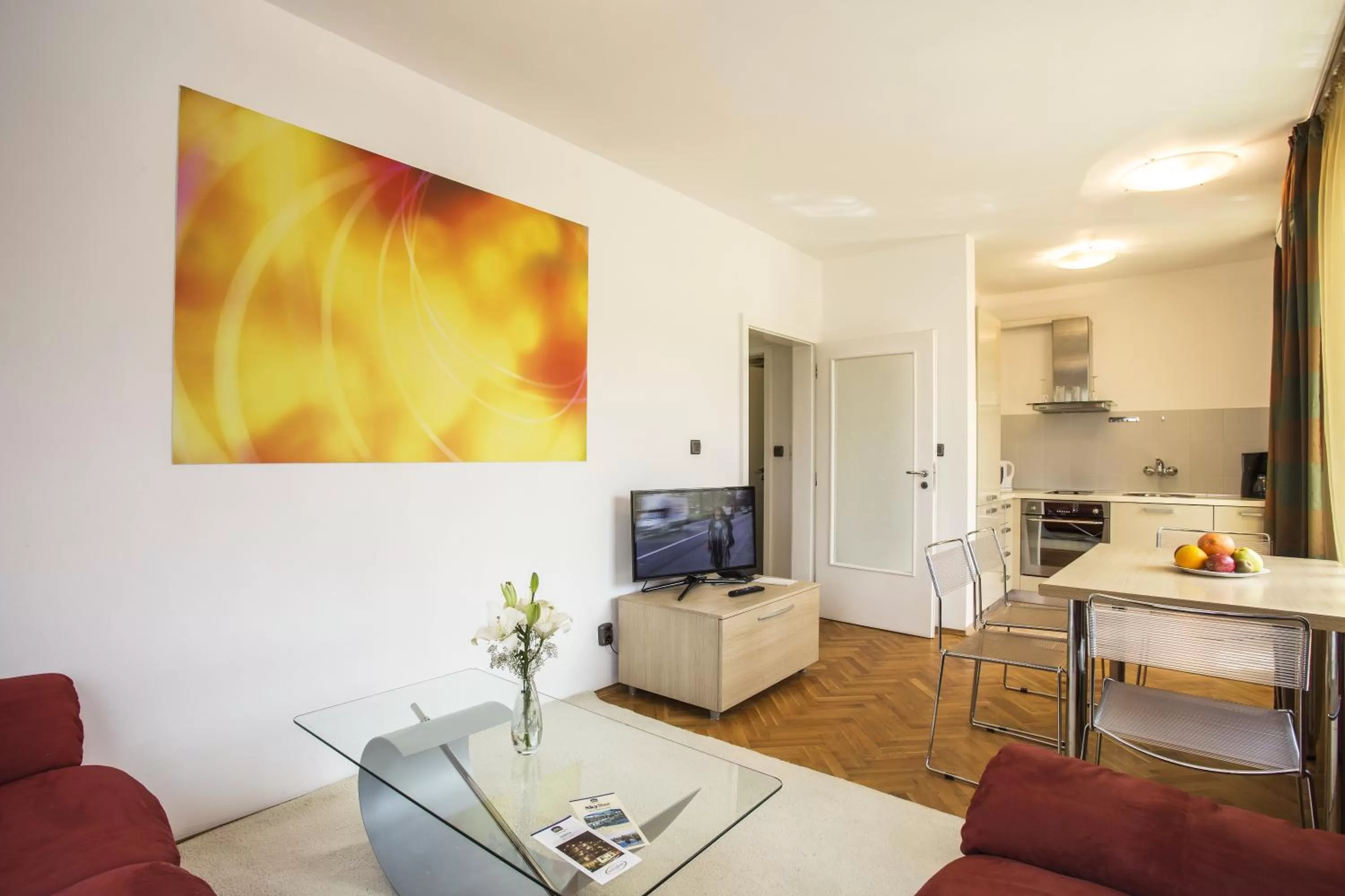 Kitchen or kitchenette in Europe Hotel