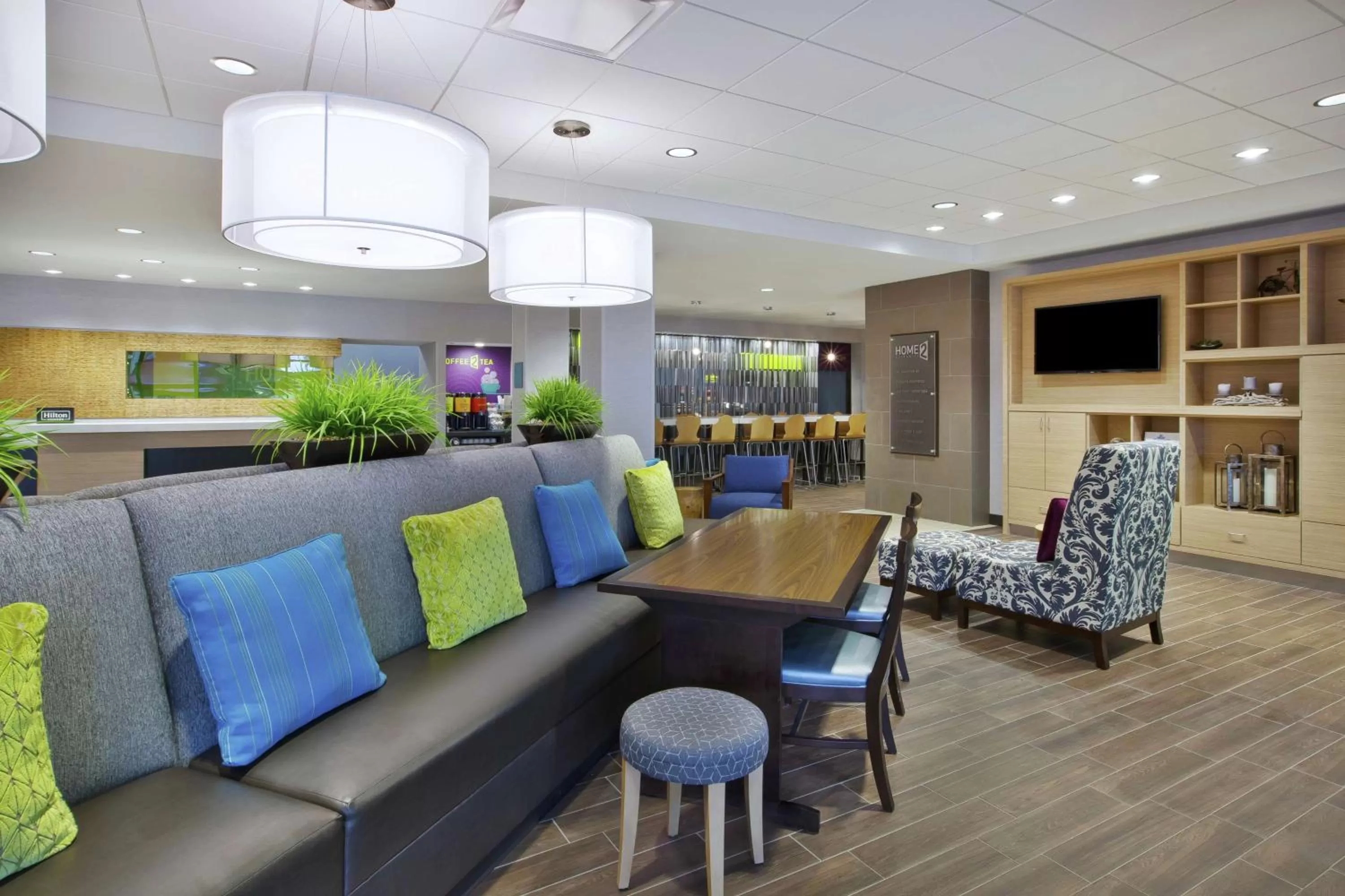Lobby or reception in Home2 Suites By Hilton Pittsburgh Area Beaver Valley