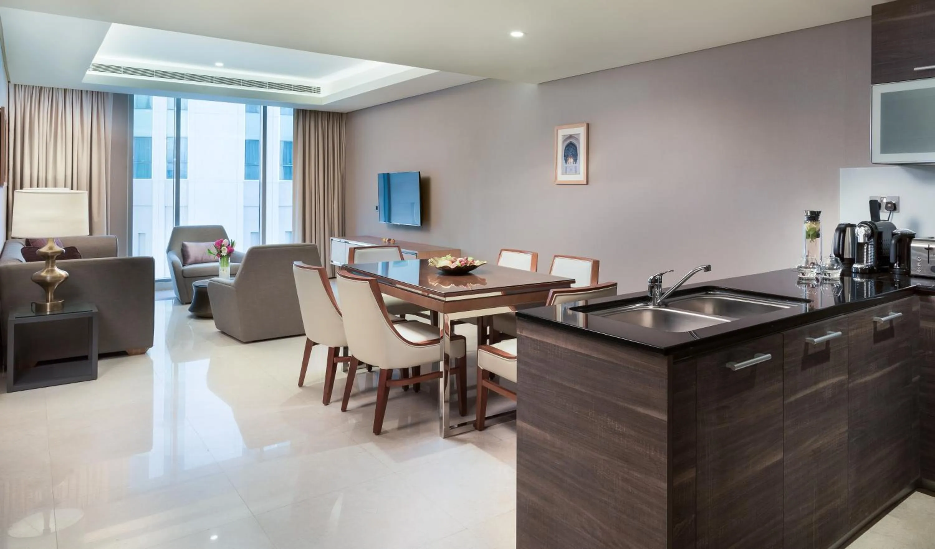 Kitchen or kitchenette in Grand Millennium Muscat