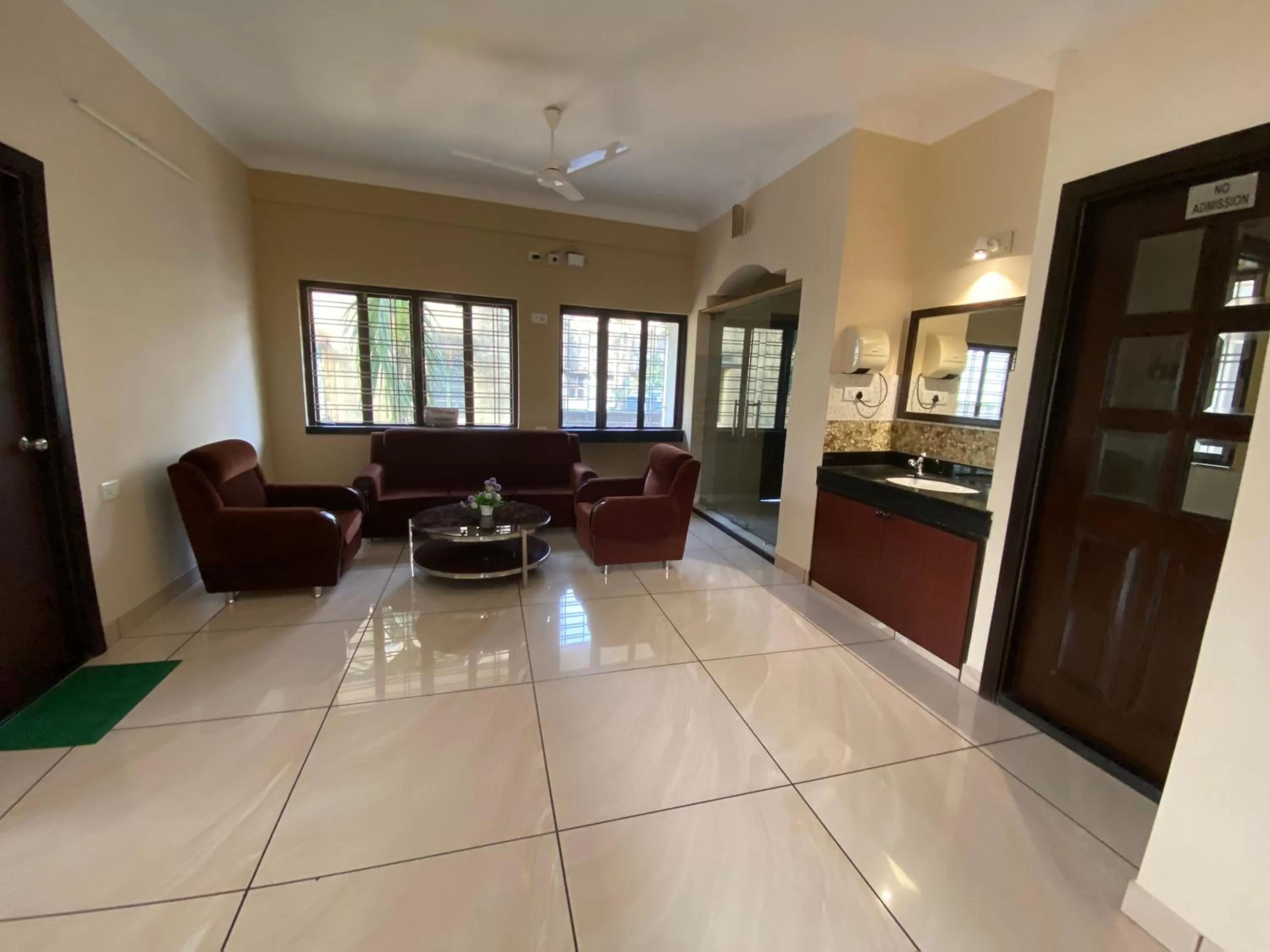 Seating area in Krishna Kunja " A Quiet & Peaceful Stay "