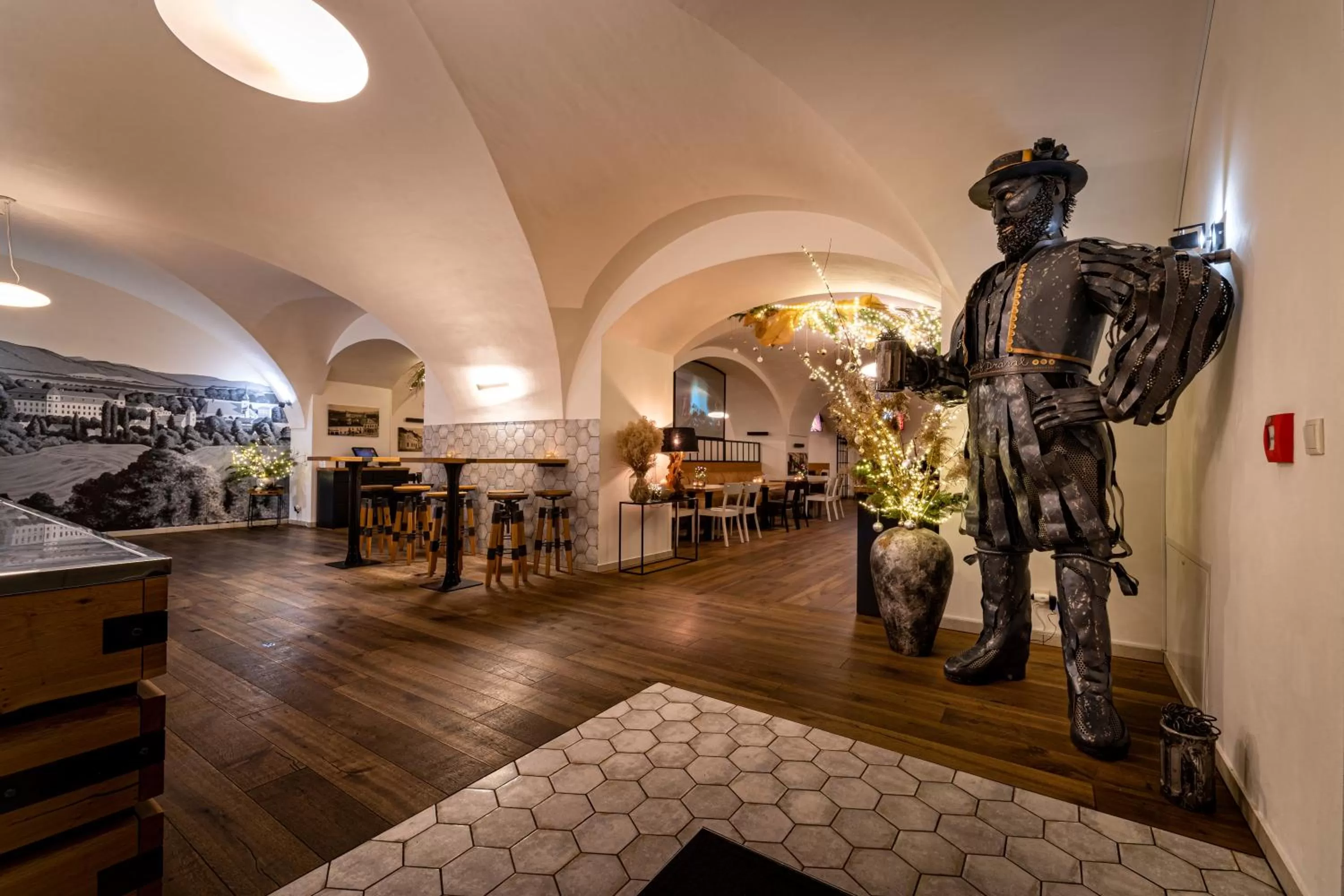 Restaurant/places to eat in Hotel Panský Pivovar