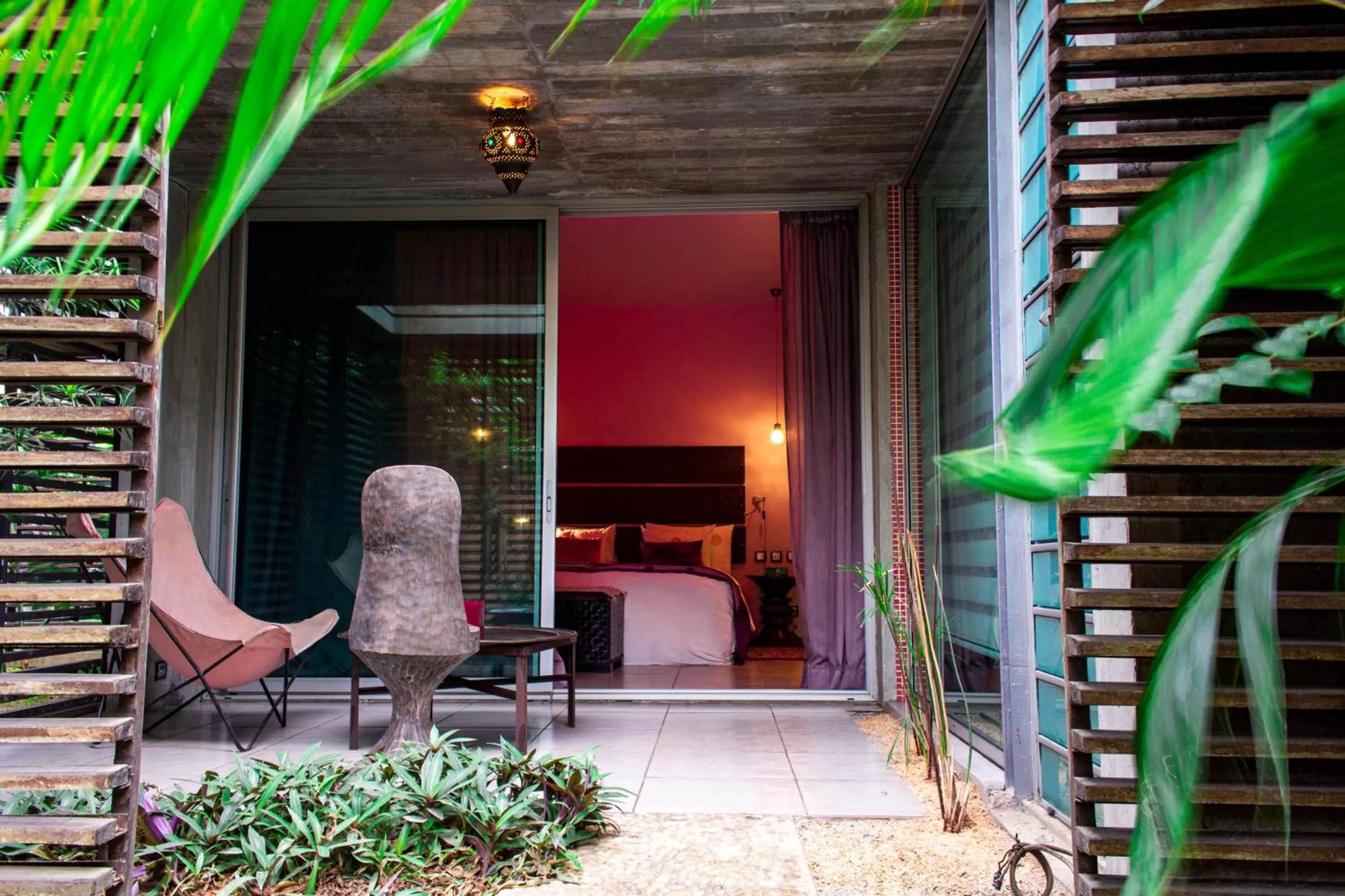 Patio in Boutique Hotel Particulier