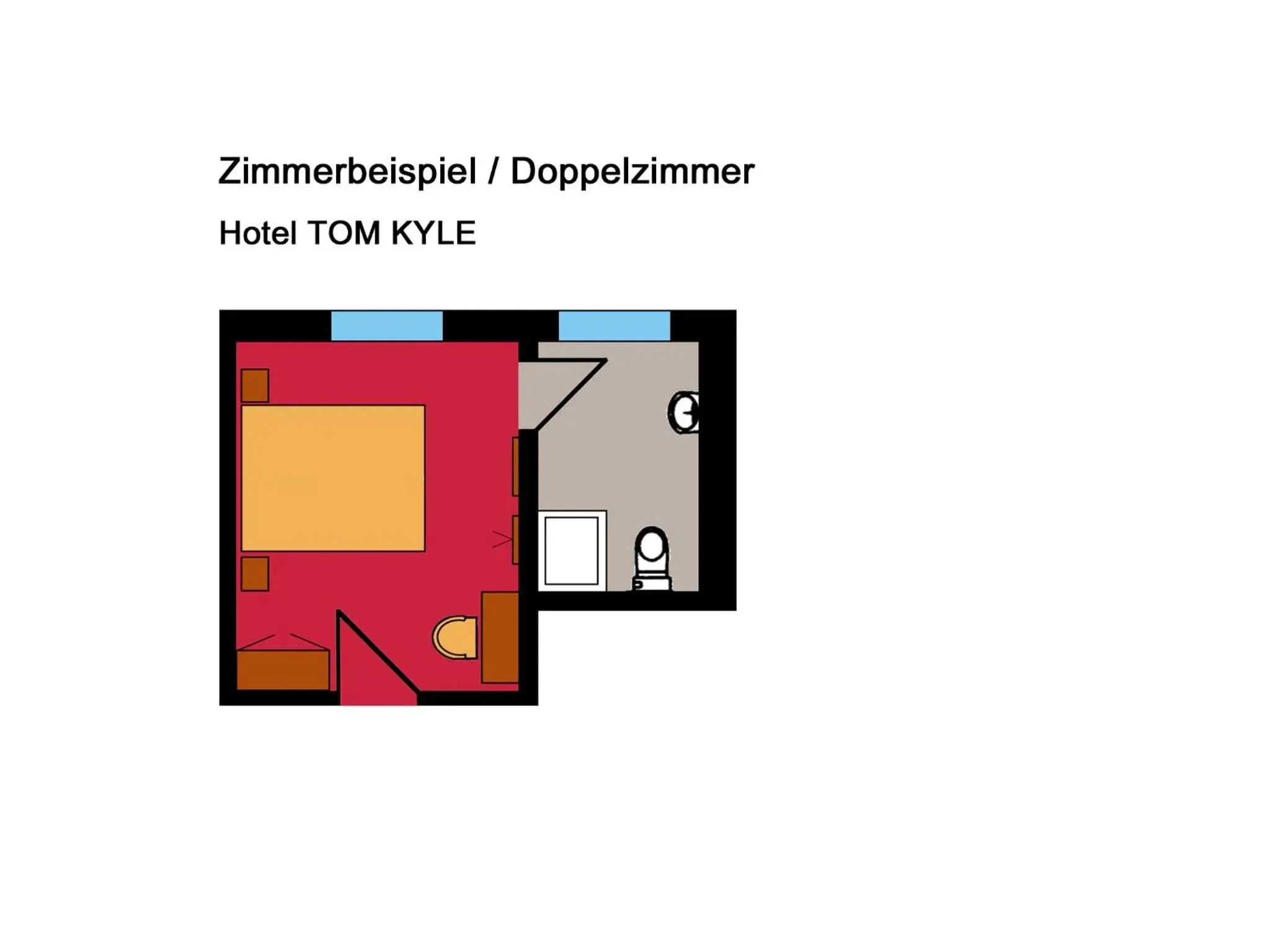 Standard Double Room in Comfort Hotel tom Kyle Standard Double Room in Comfort Hotel tom Kyle