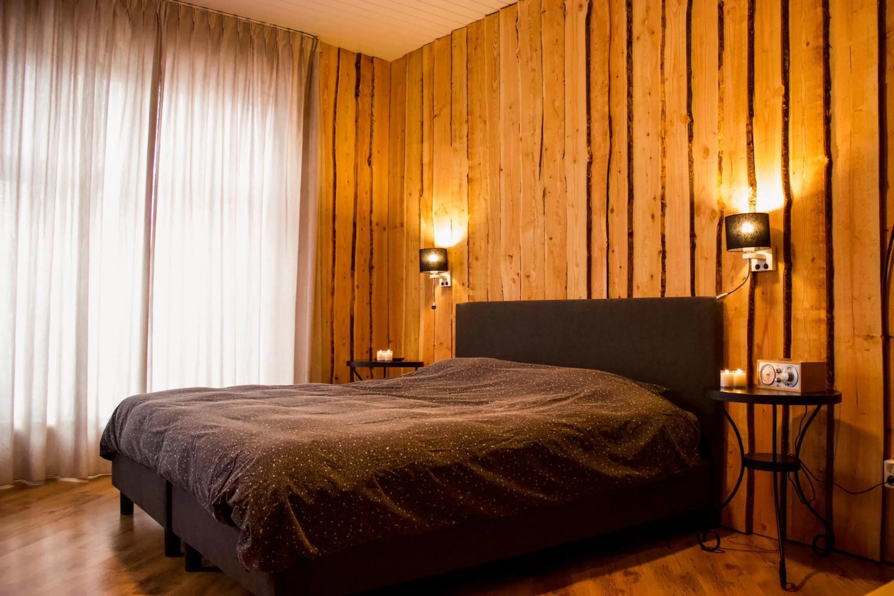 Bed in Hotel Brasserie de Kroon