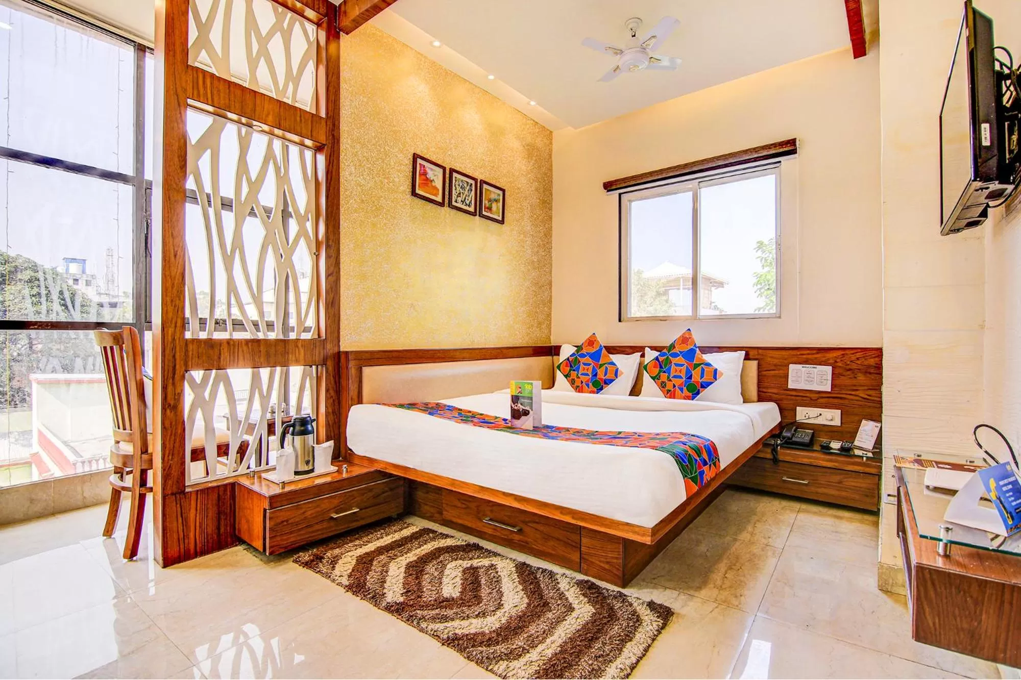 Bedroom in FabHotel The Khushi Regent