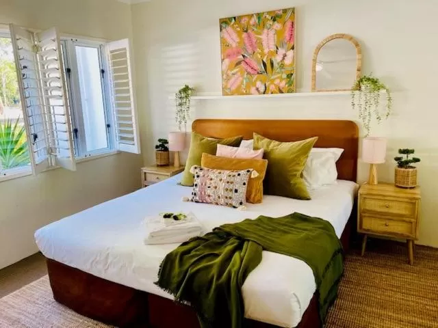 Bed in BeachView Apartments at Villa Paradiso