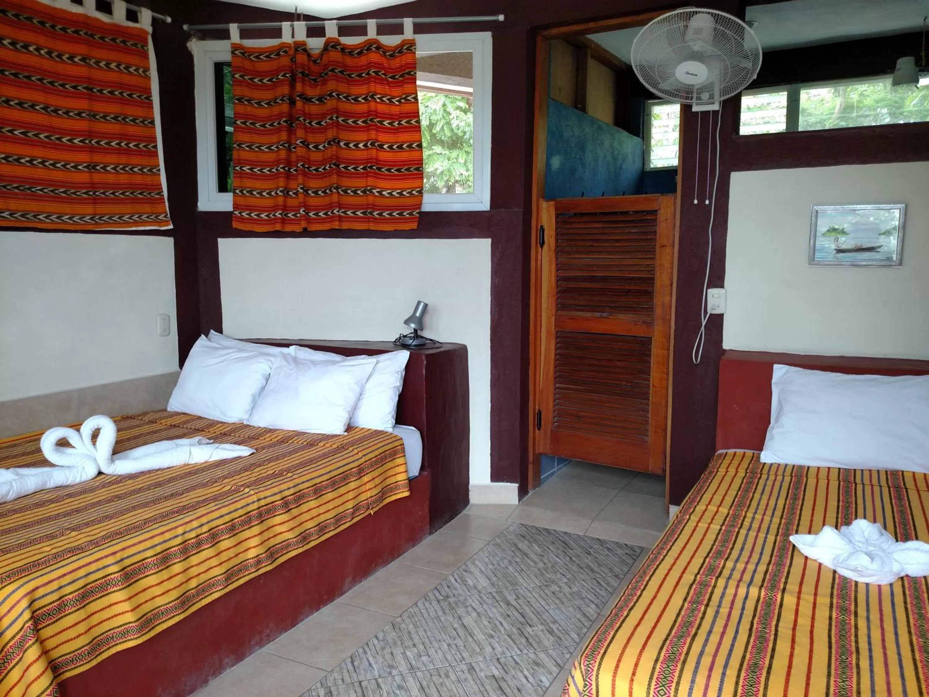 Bed in Zapote Tree Inn