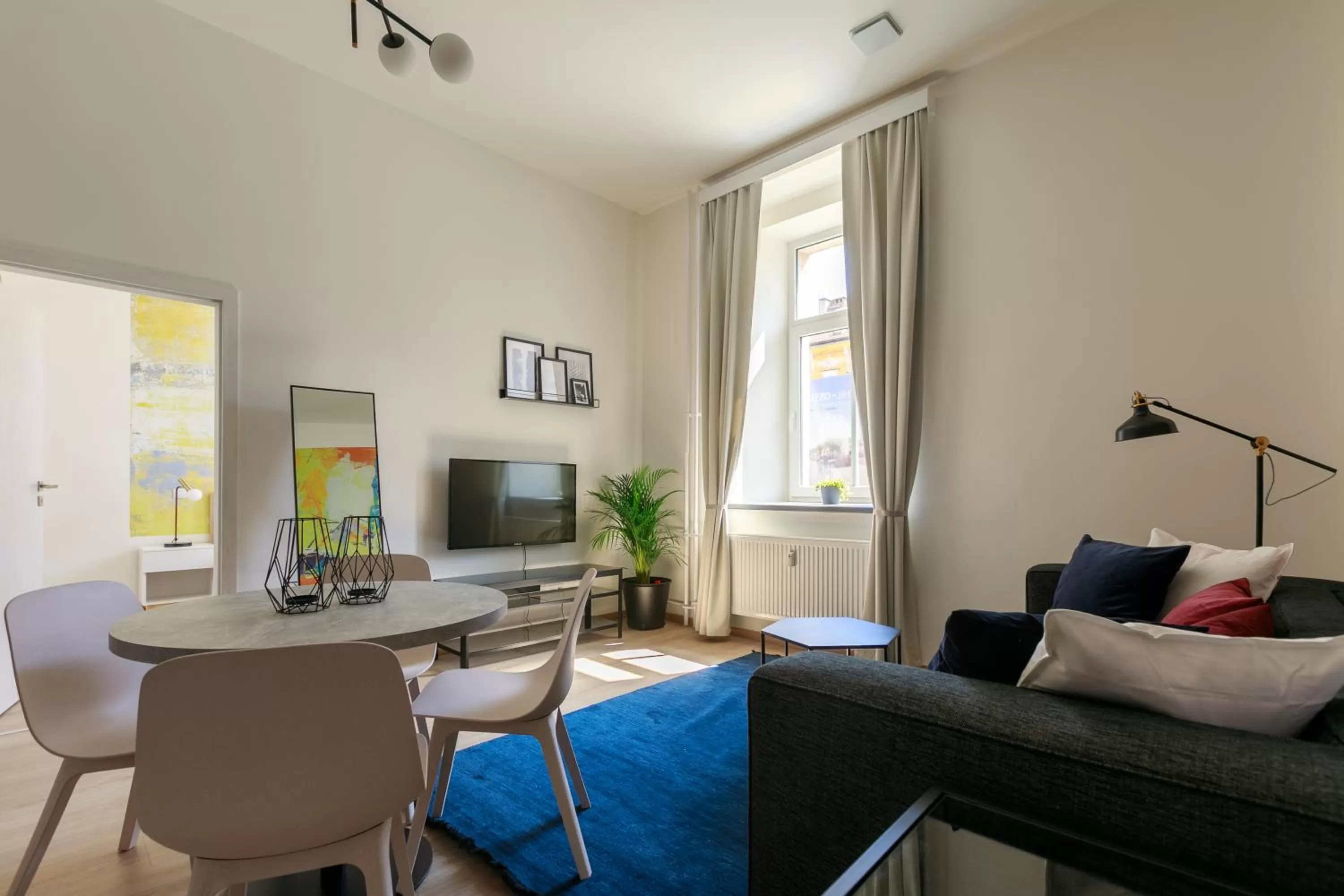 Living room in Avantgarde apartments