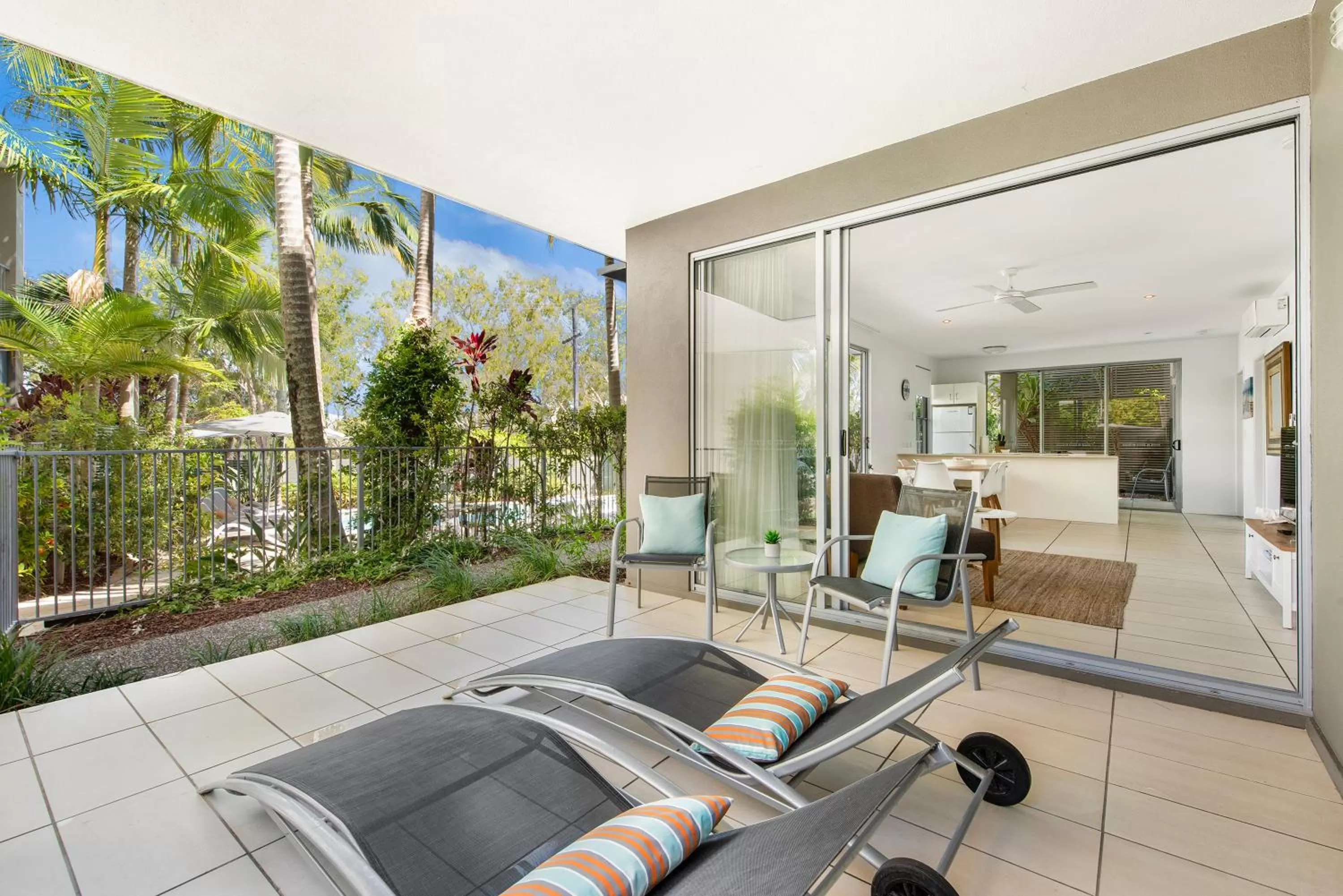 Patio in Metzo Noosa Resort
