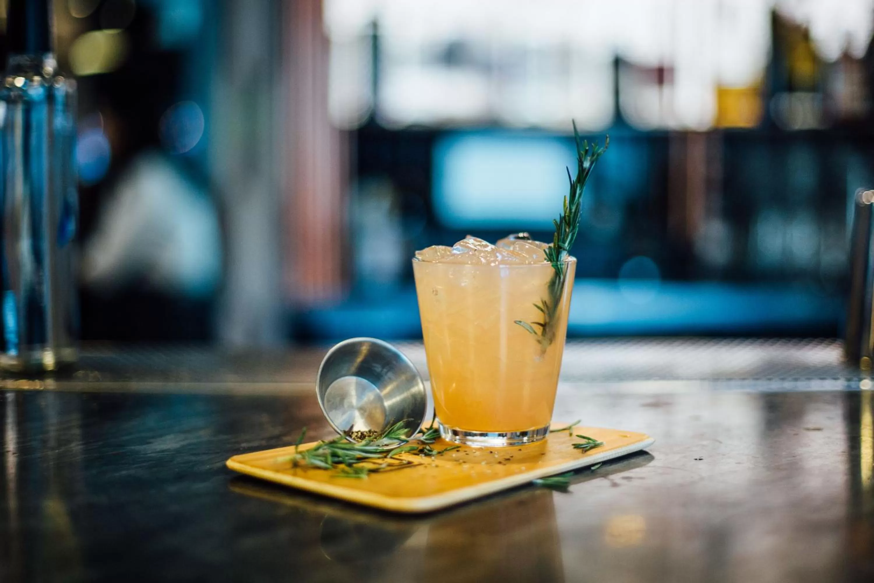 Drinks in Pangea Pod Hotel