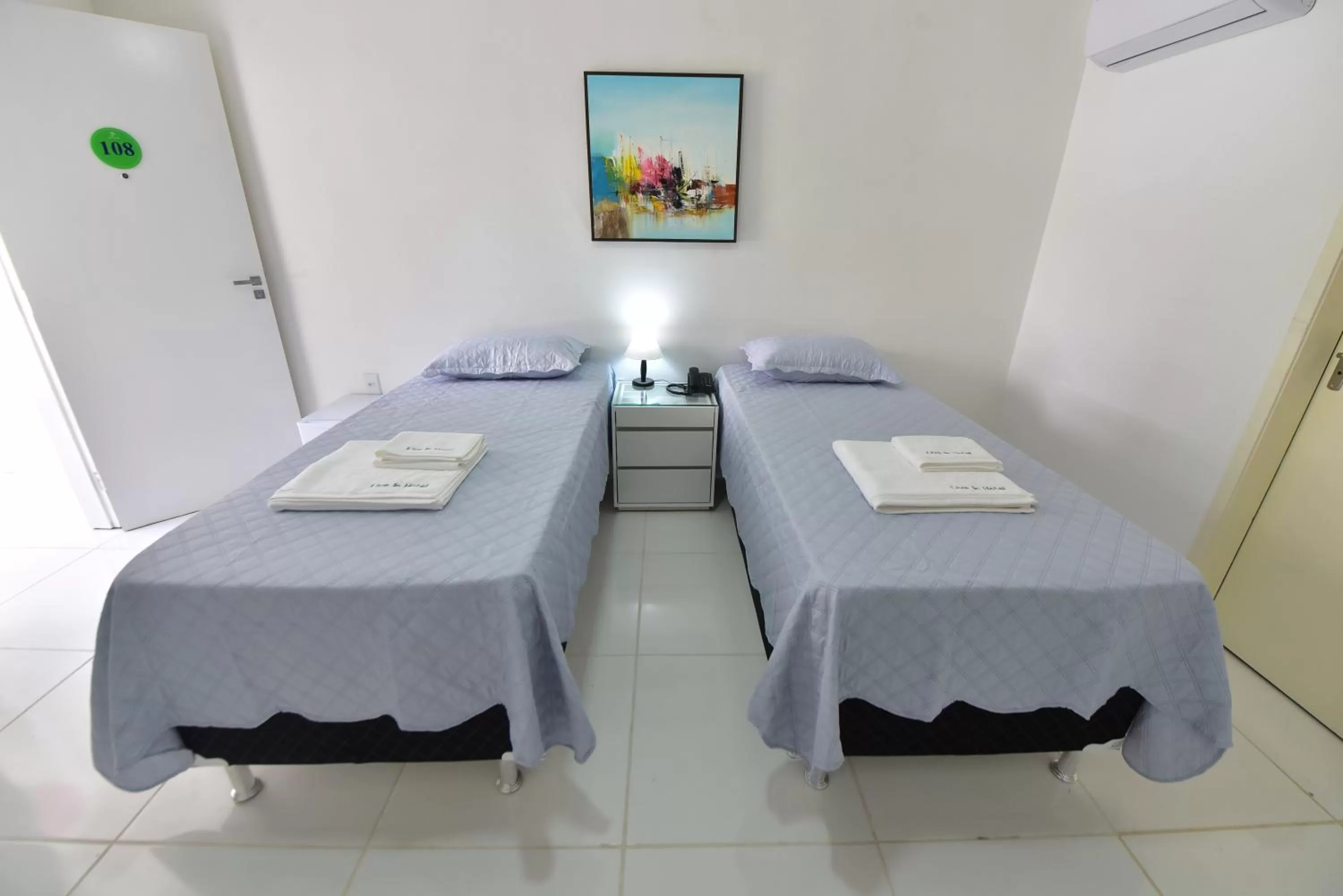 Bed in LIVE IN FORTALEZA HOTEL