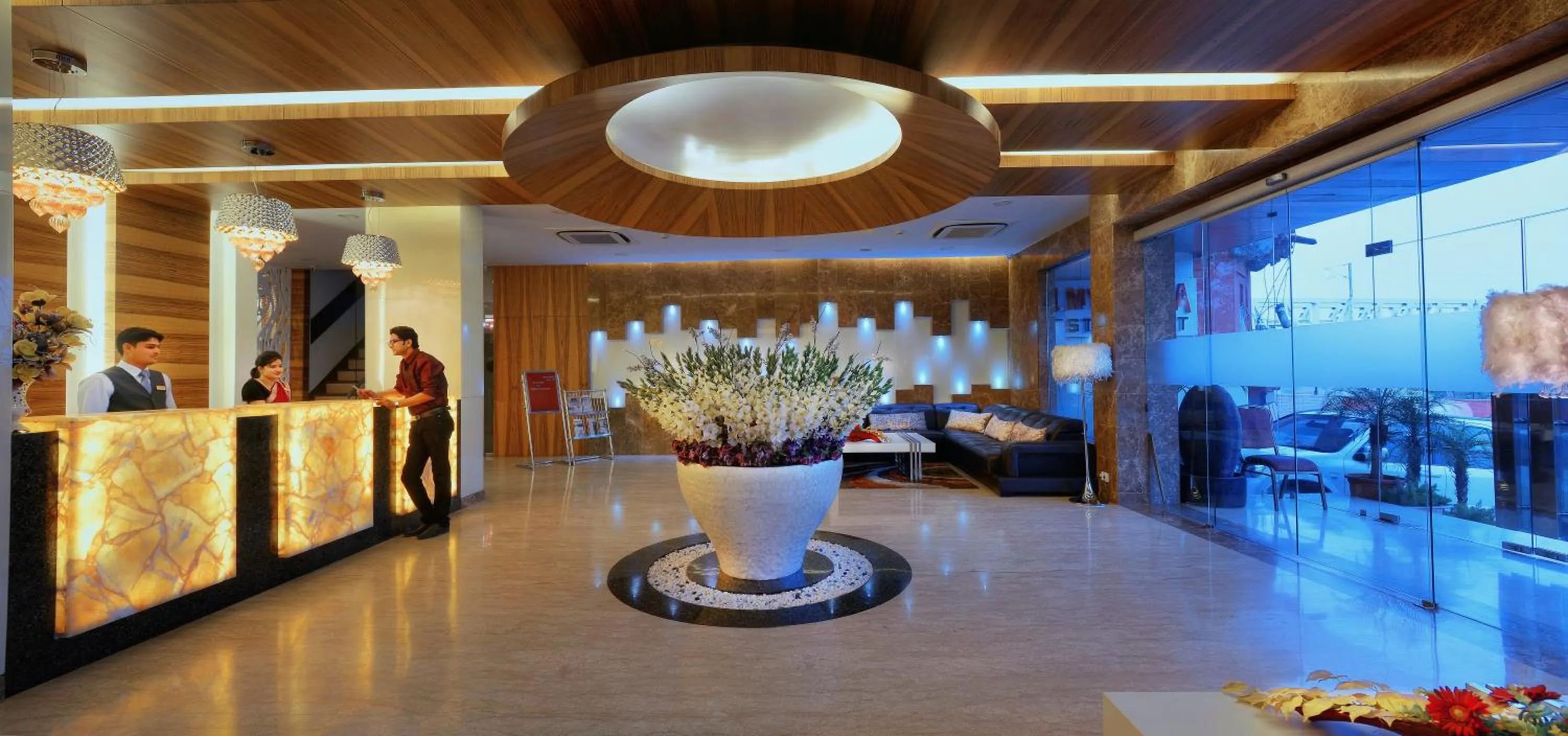 Lobby or reception in Hotel Alleviate