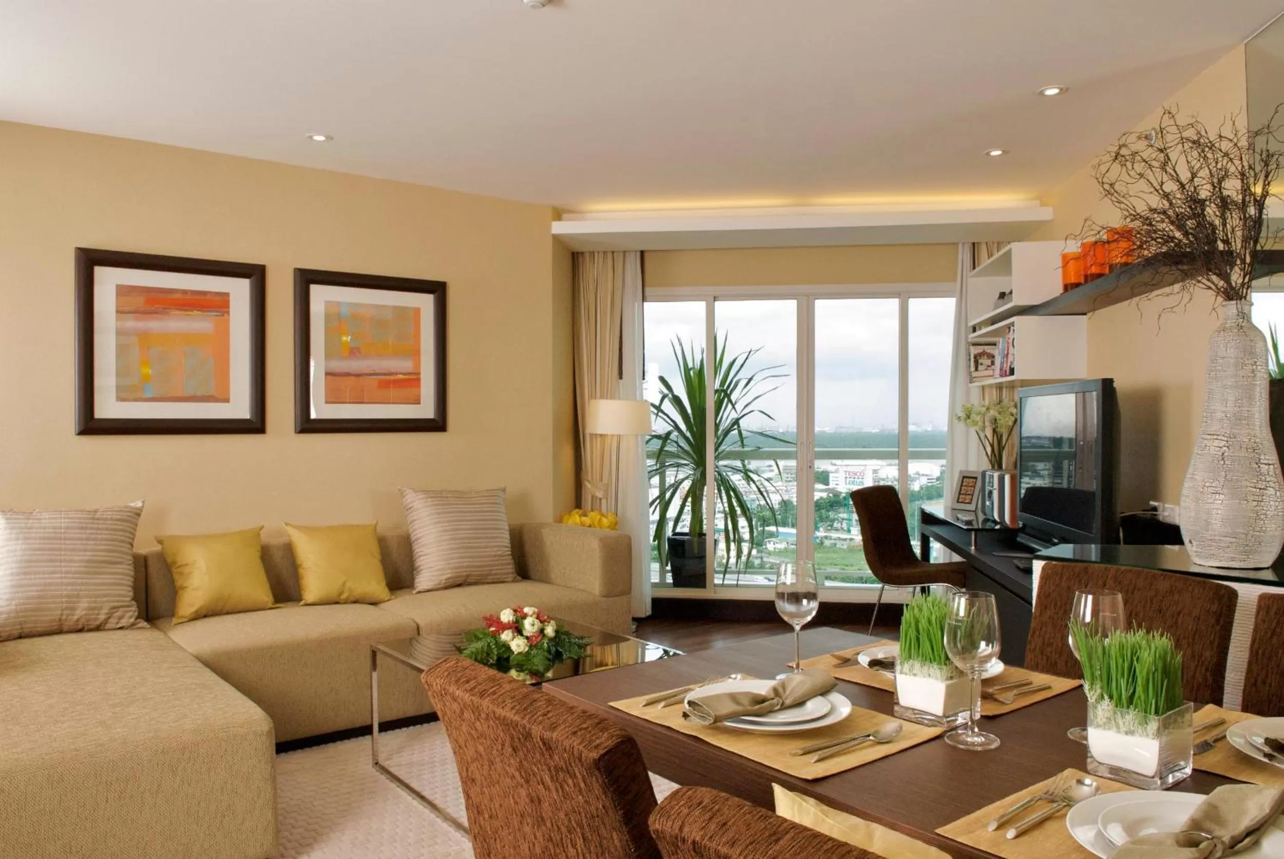 Living room in The Narathiwas Hotel & Residence Sathorn Bangkok