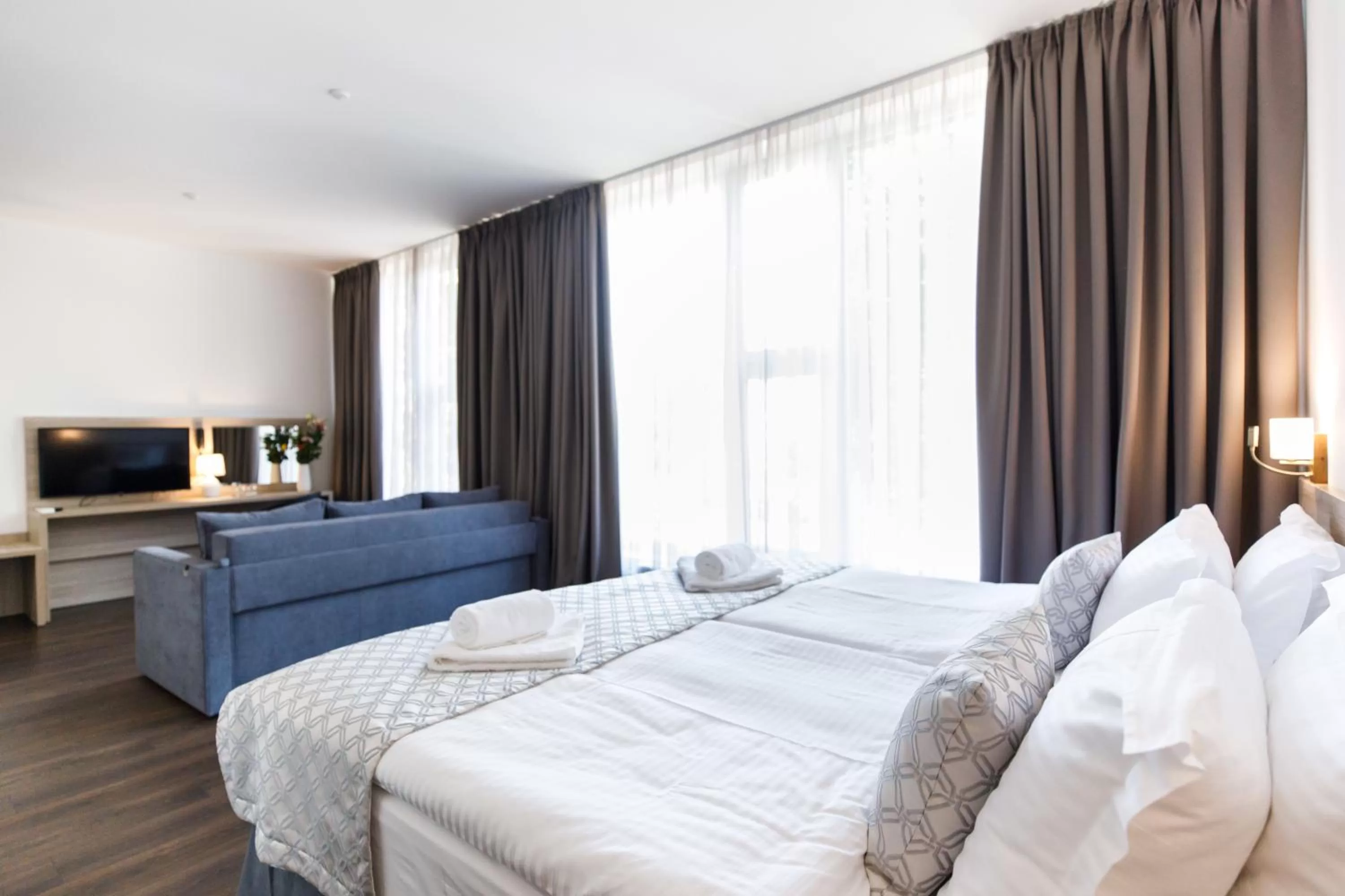 Bed in Hotel Antonio