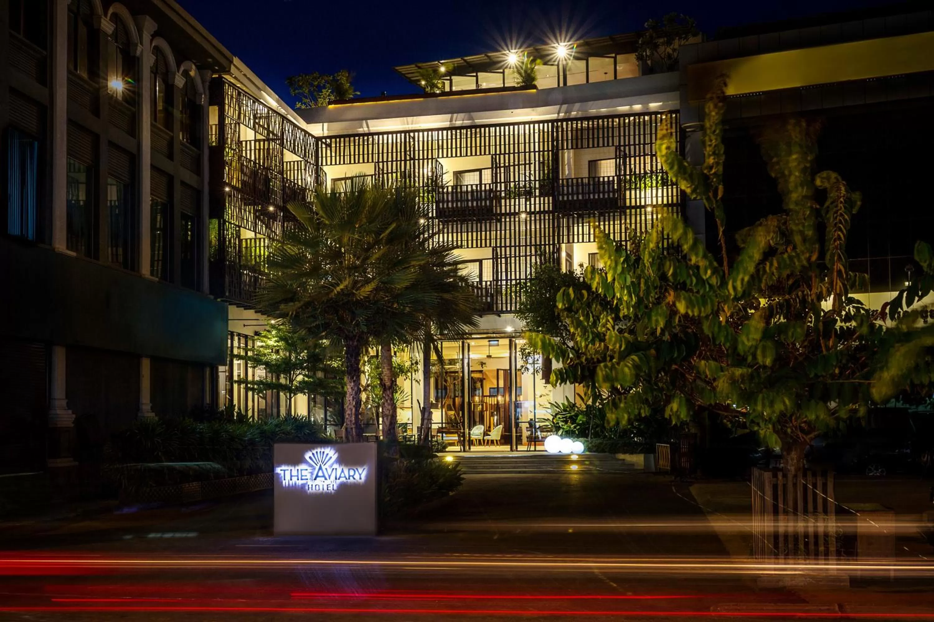 Property building in The Aviary Hotel