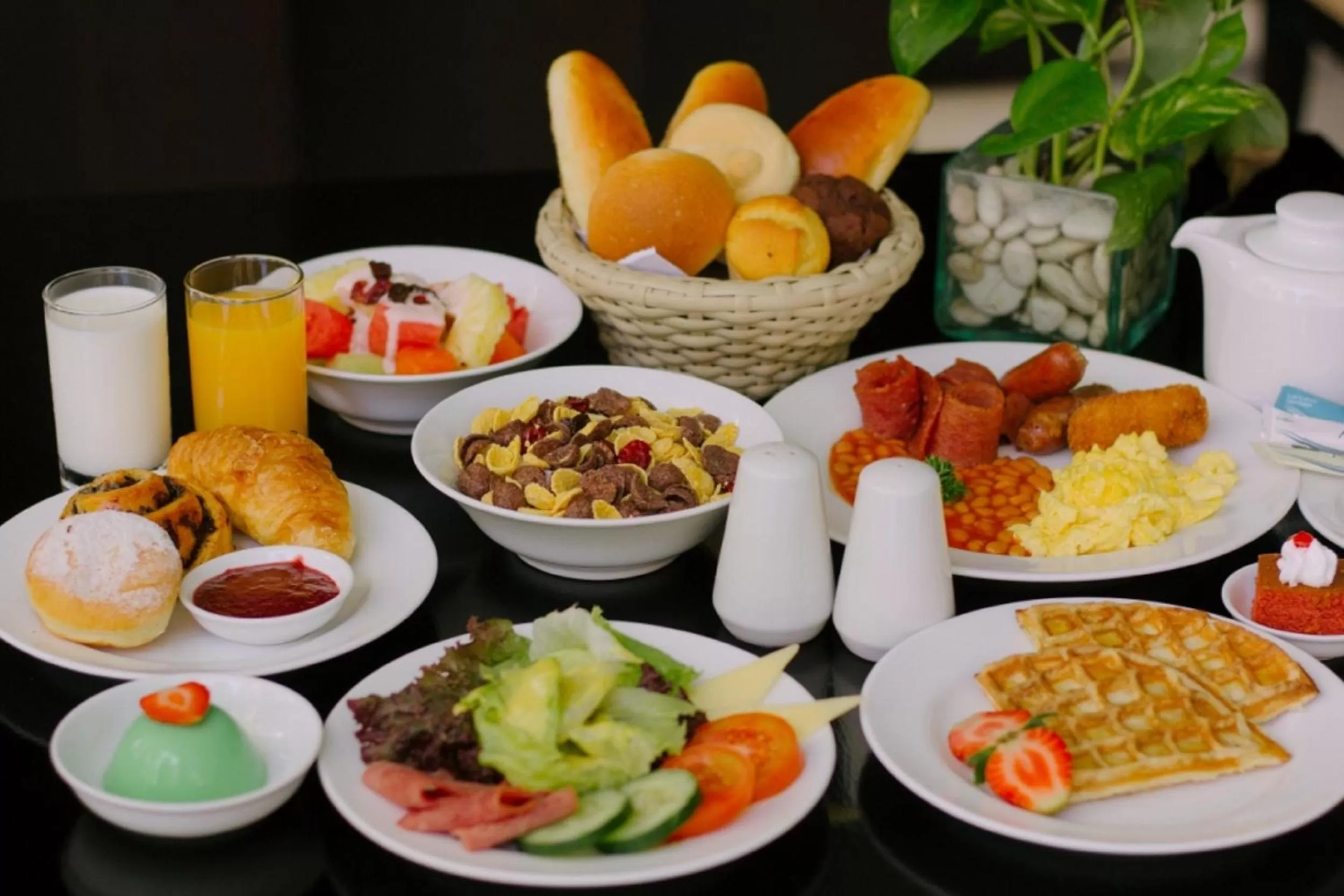 Continental breakfast in Aston Kuta Hotel and Residence