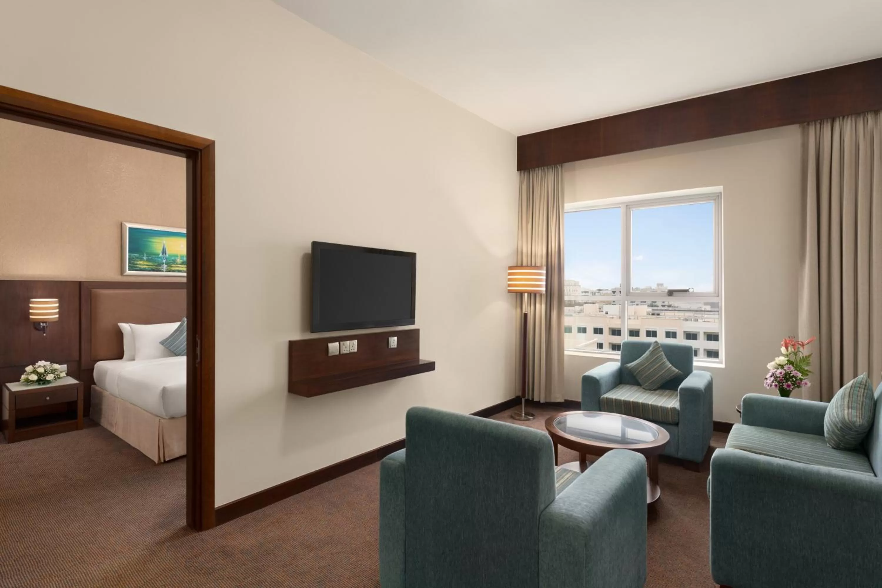 Property building, Bed in Ramada by Wyndham Dubai Deira