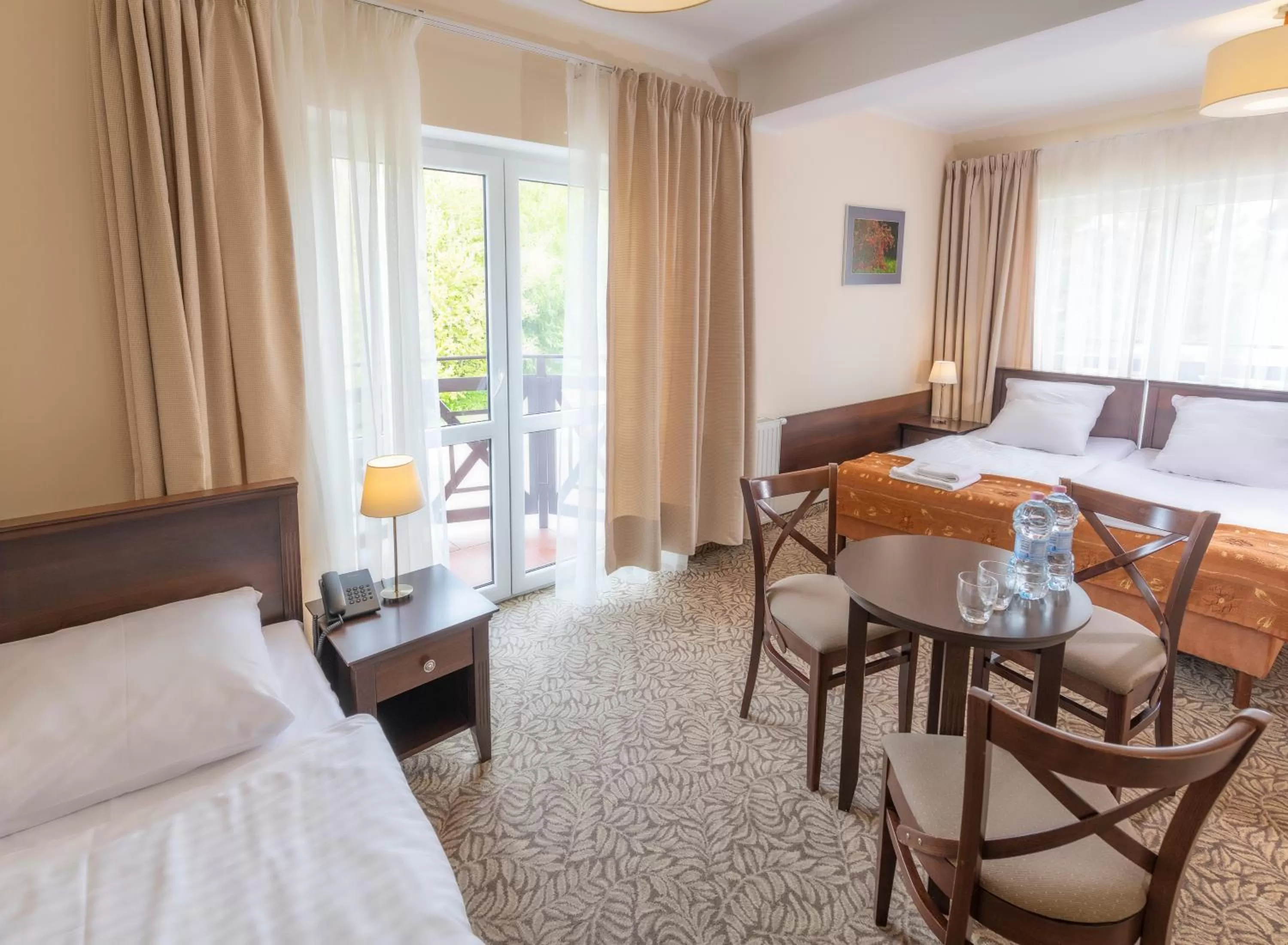 Bed in Hotel Mona Lisa Wellness & Spa