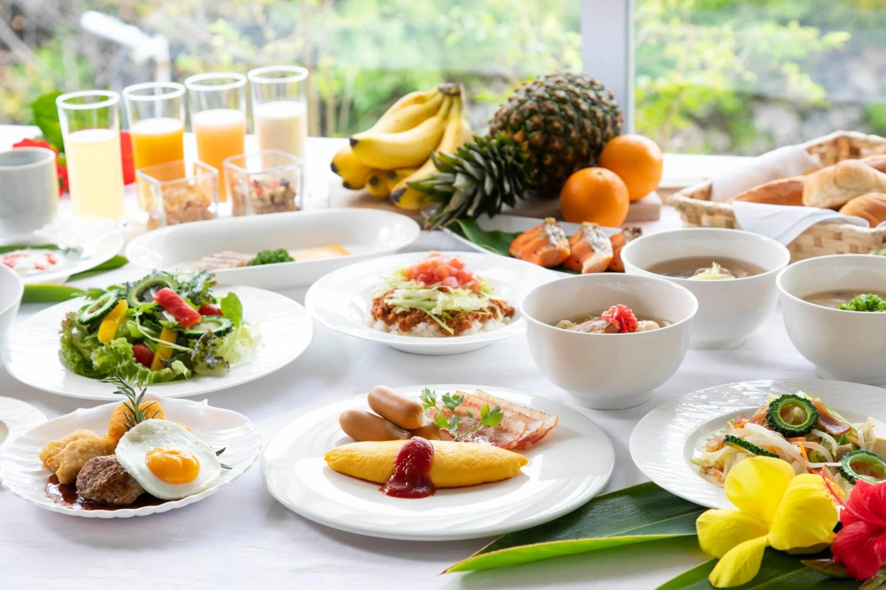 Breakfast in DoubleTree by Hilton Naha Shuri Castle