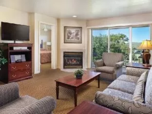 Living room in WorldMark Branson