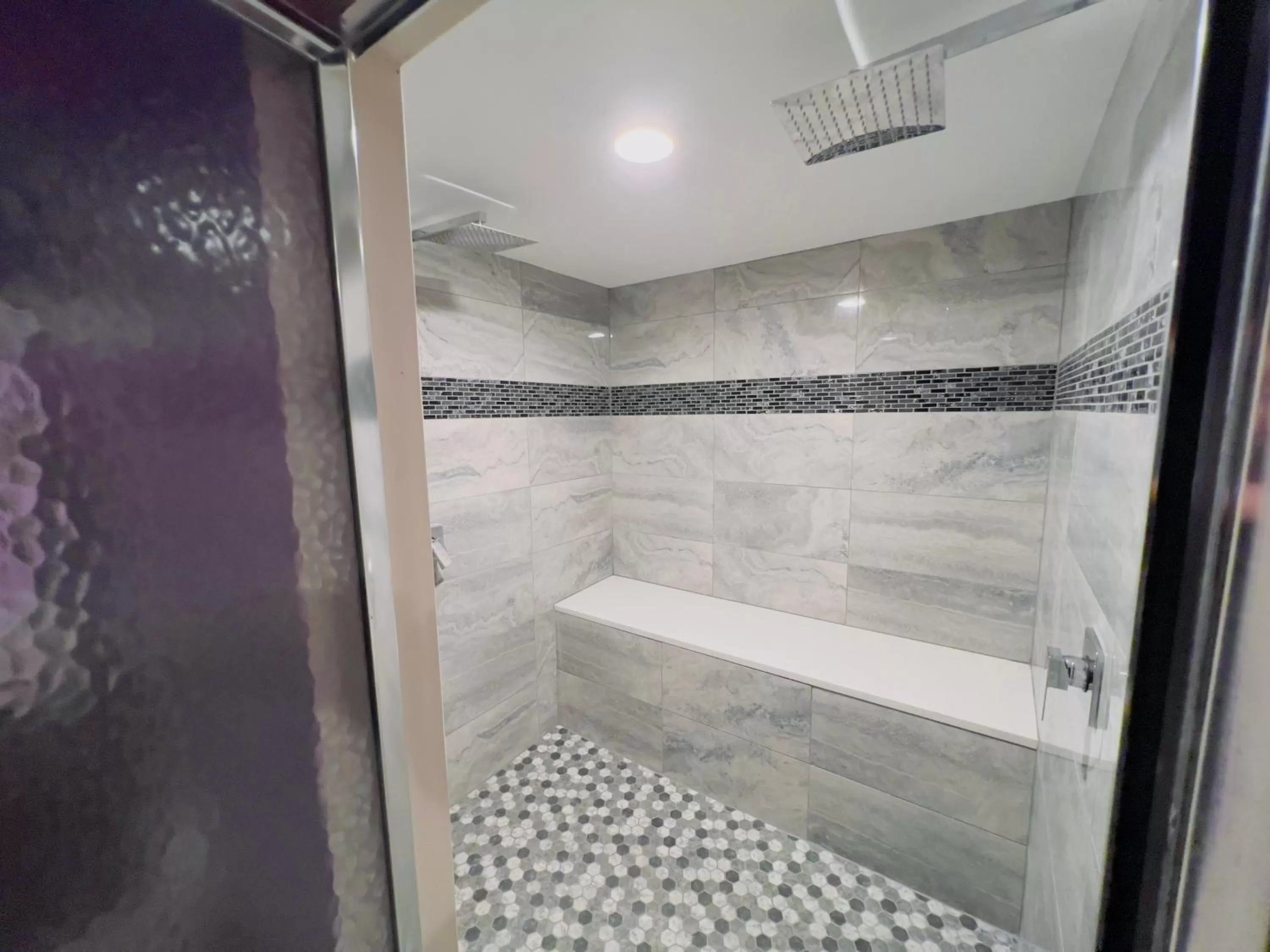 Shower in Inn of the Dove Harrisburg-Hershey Romantic Suites