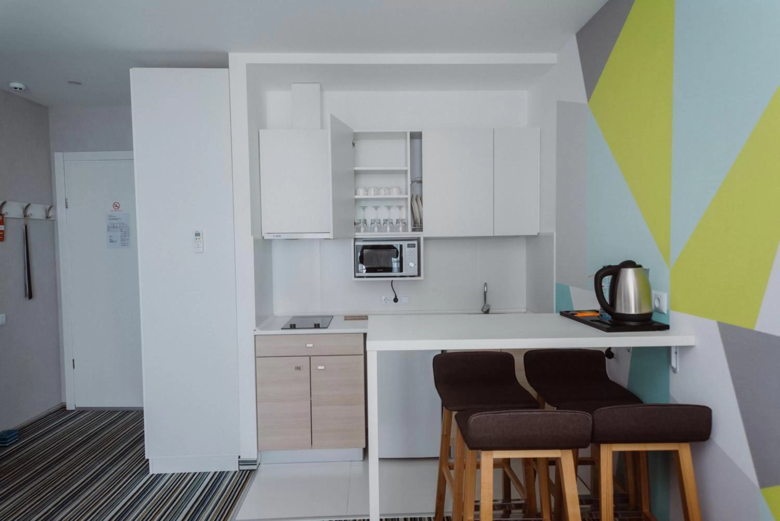 Kitchen or kitchenette in Aparthotel Tangerine