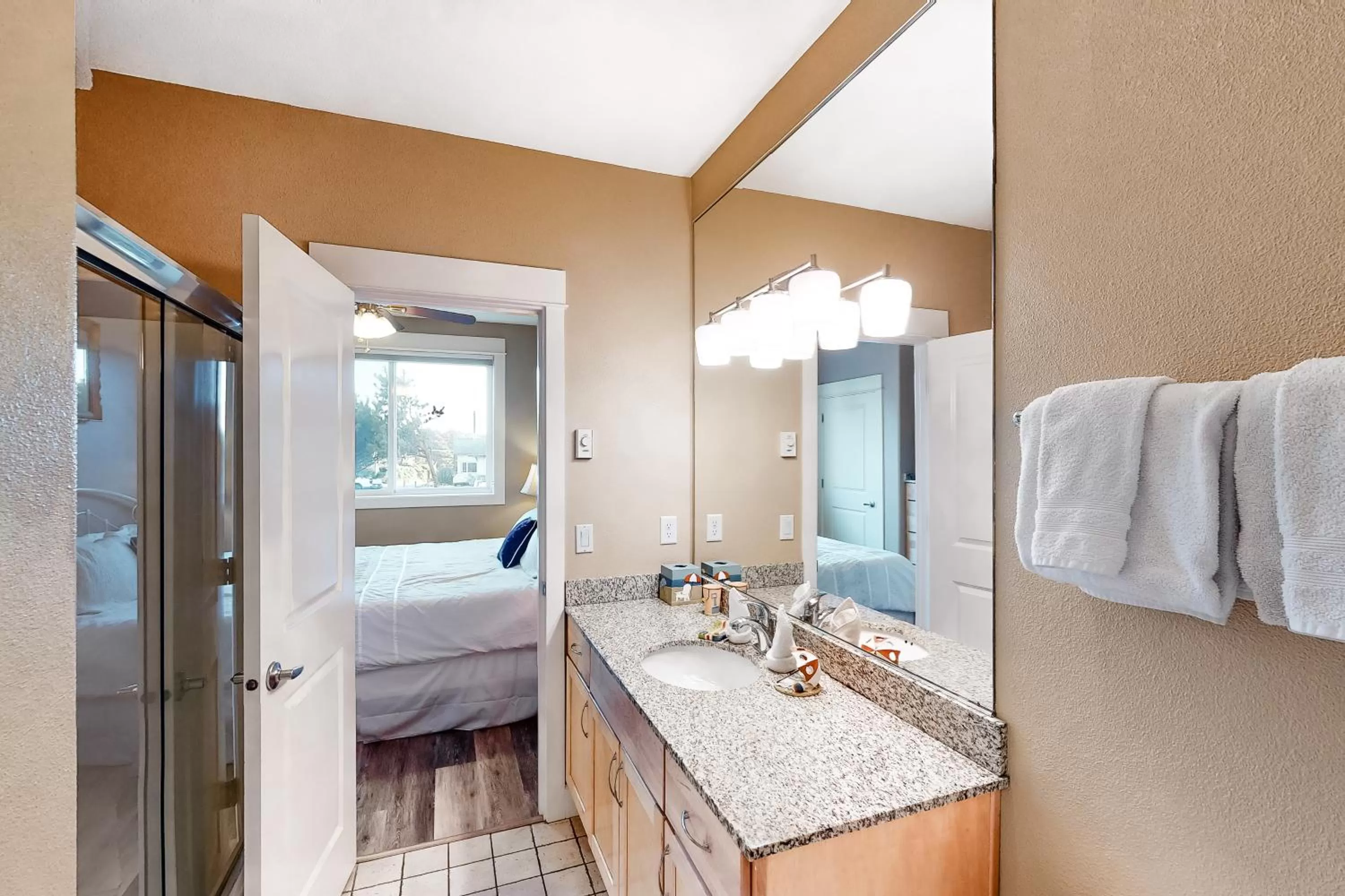 Bathroom in Oceanfront Contemporary