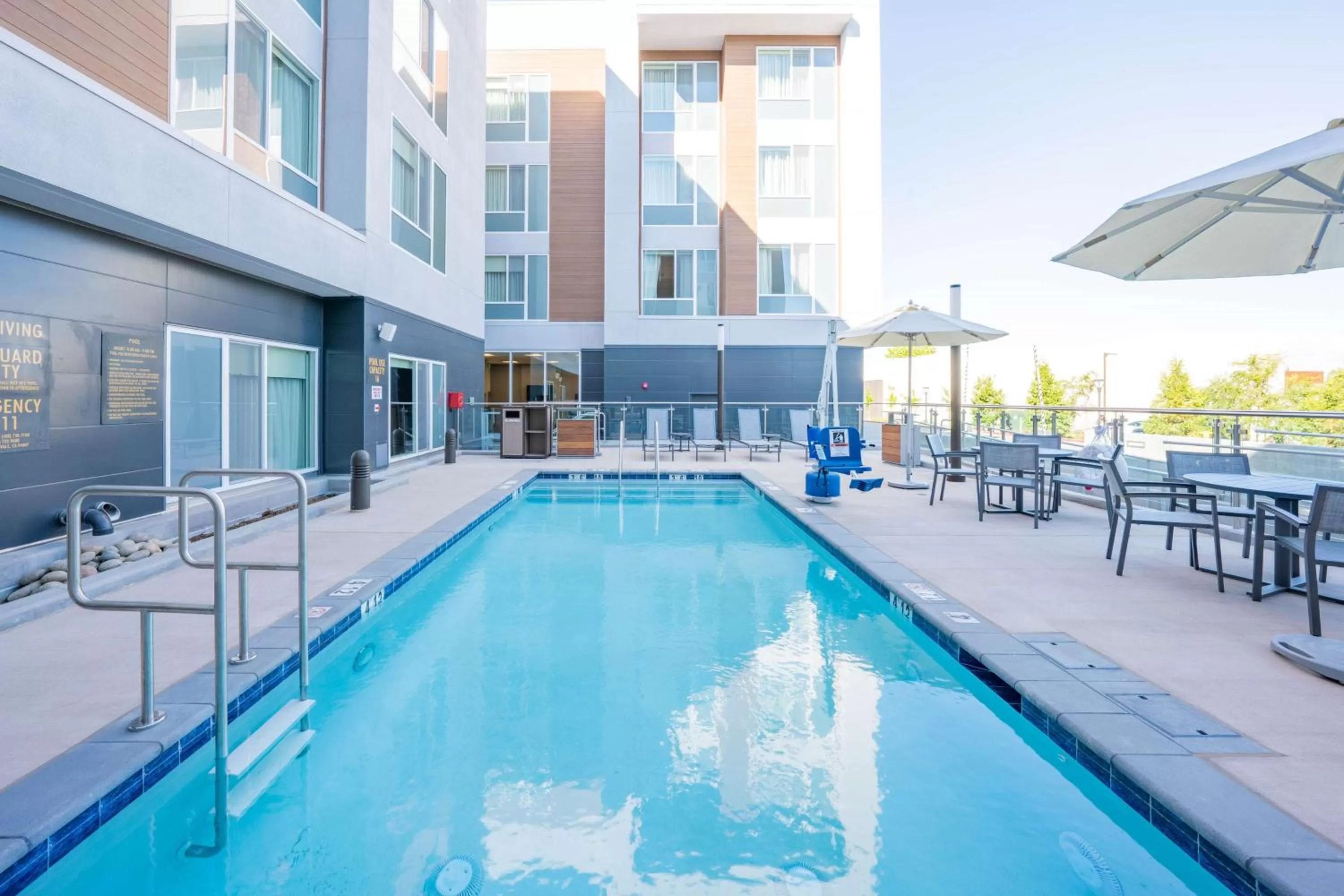 Pool view in Homewood Suites By Hilton Sunnyvale-Silicon Valley, Ca