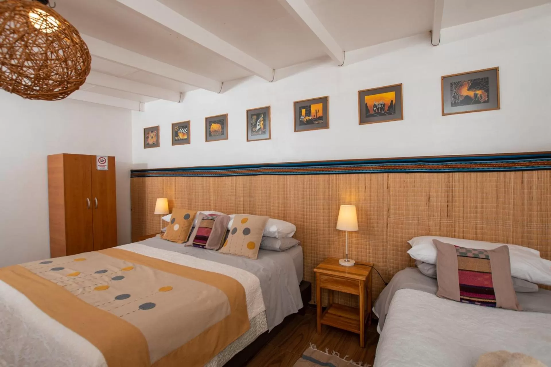 Bed in Hotel Pat'ta Hoiri