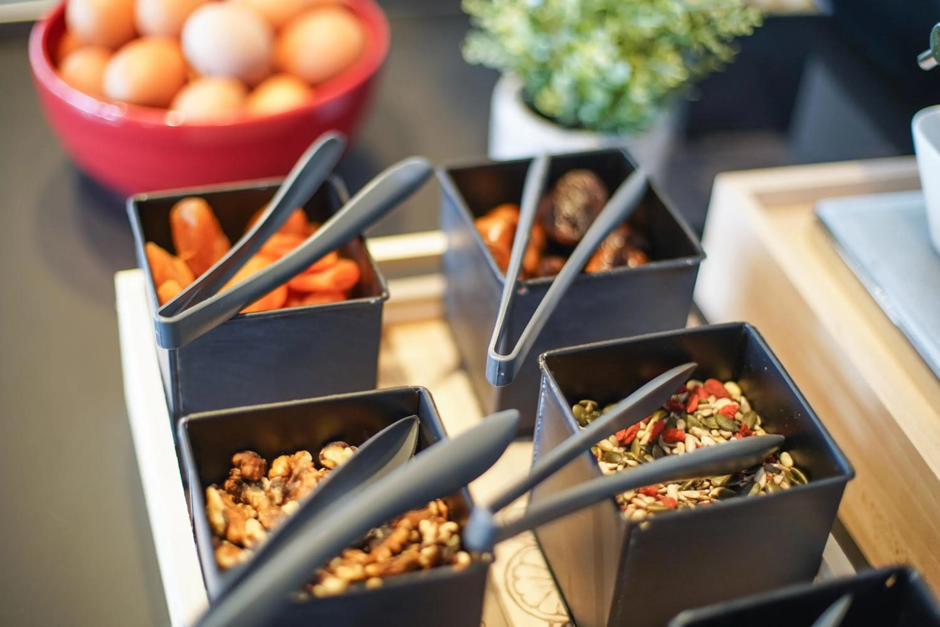 Buffet breakfast in Ibis Tours Centre Giraudeau